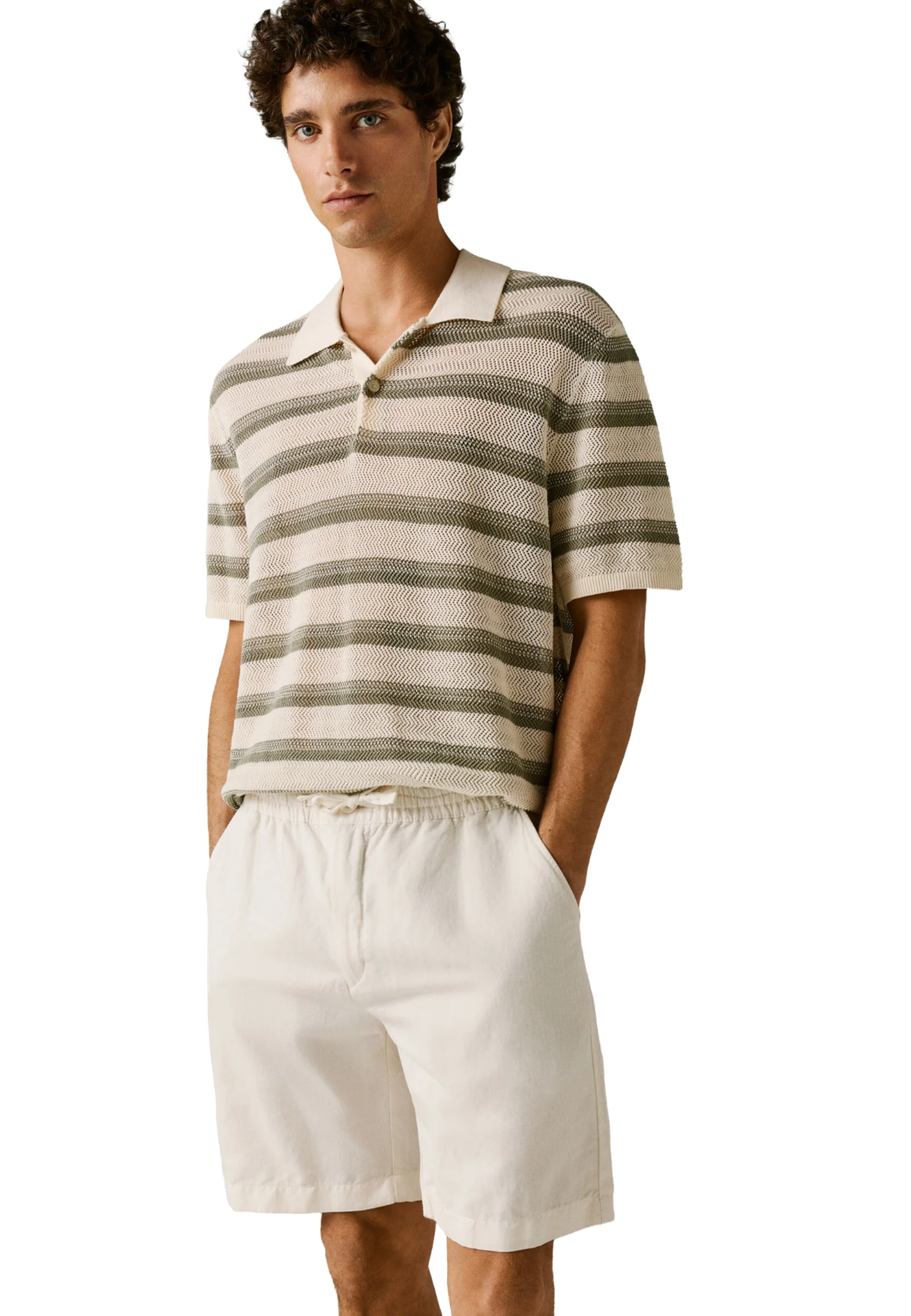 Pepe Jeans Linen Smart Bermuda Uomo | PM8000032 - Image 6