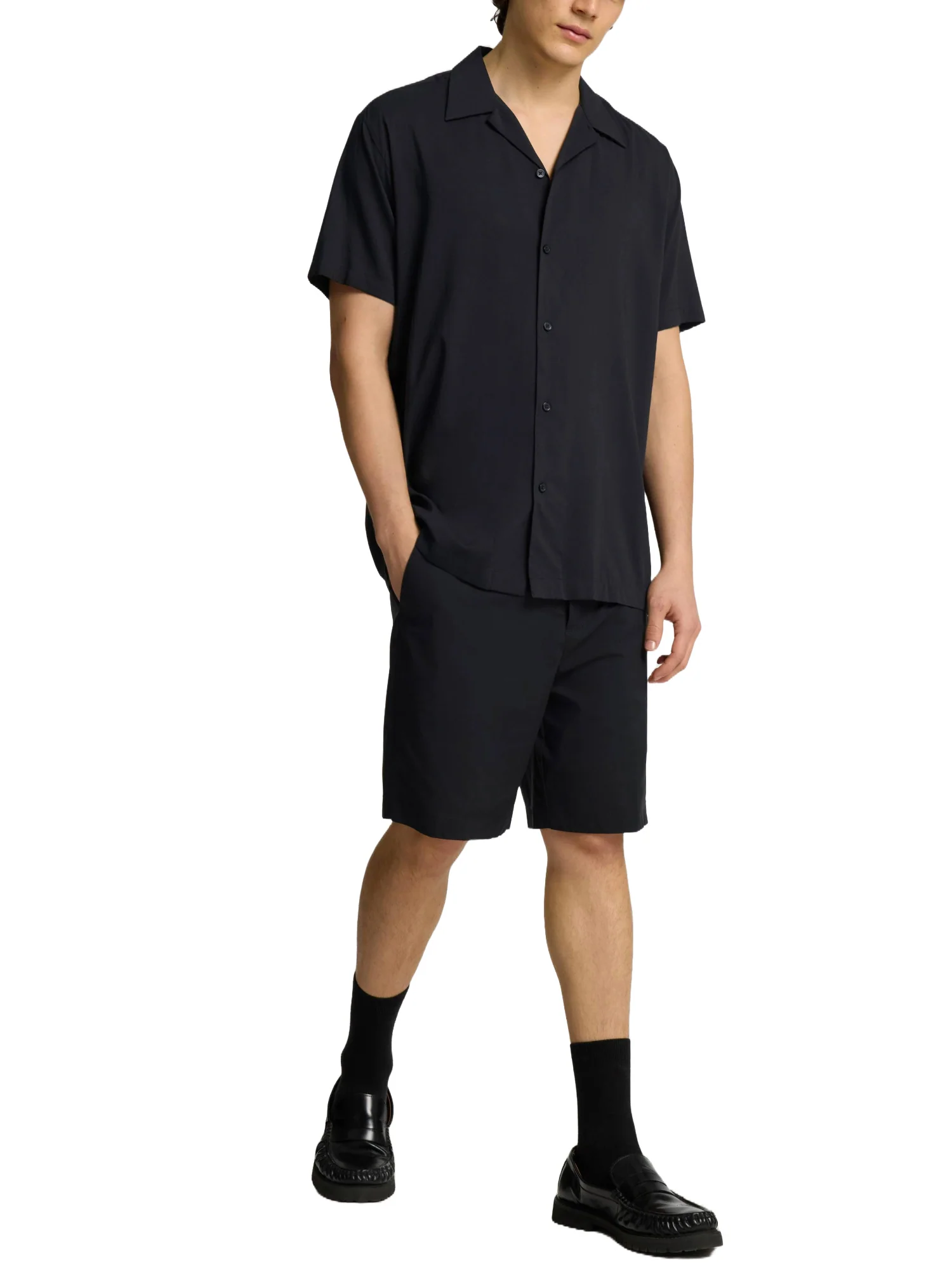 Selected Homme Black Bermuda Uomo | 16096752 - Image 8