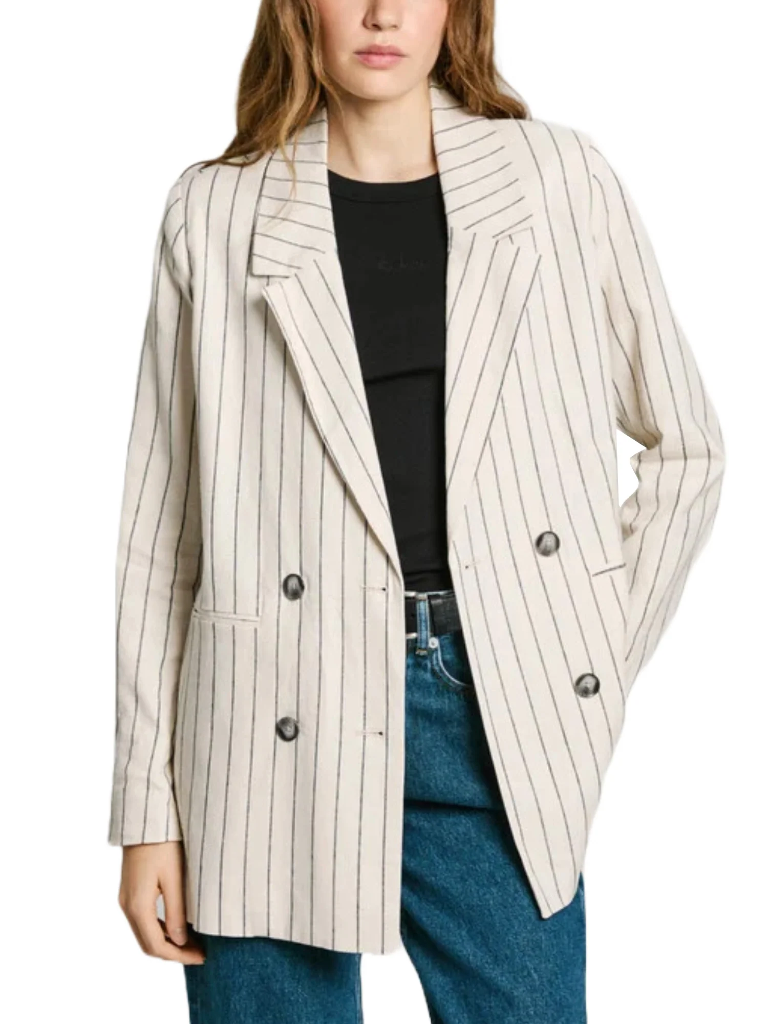 Pepe Jeans Blazer Donna | PL402589 - Image 2