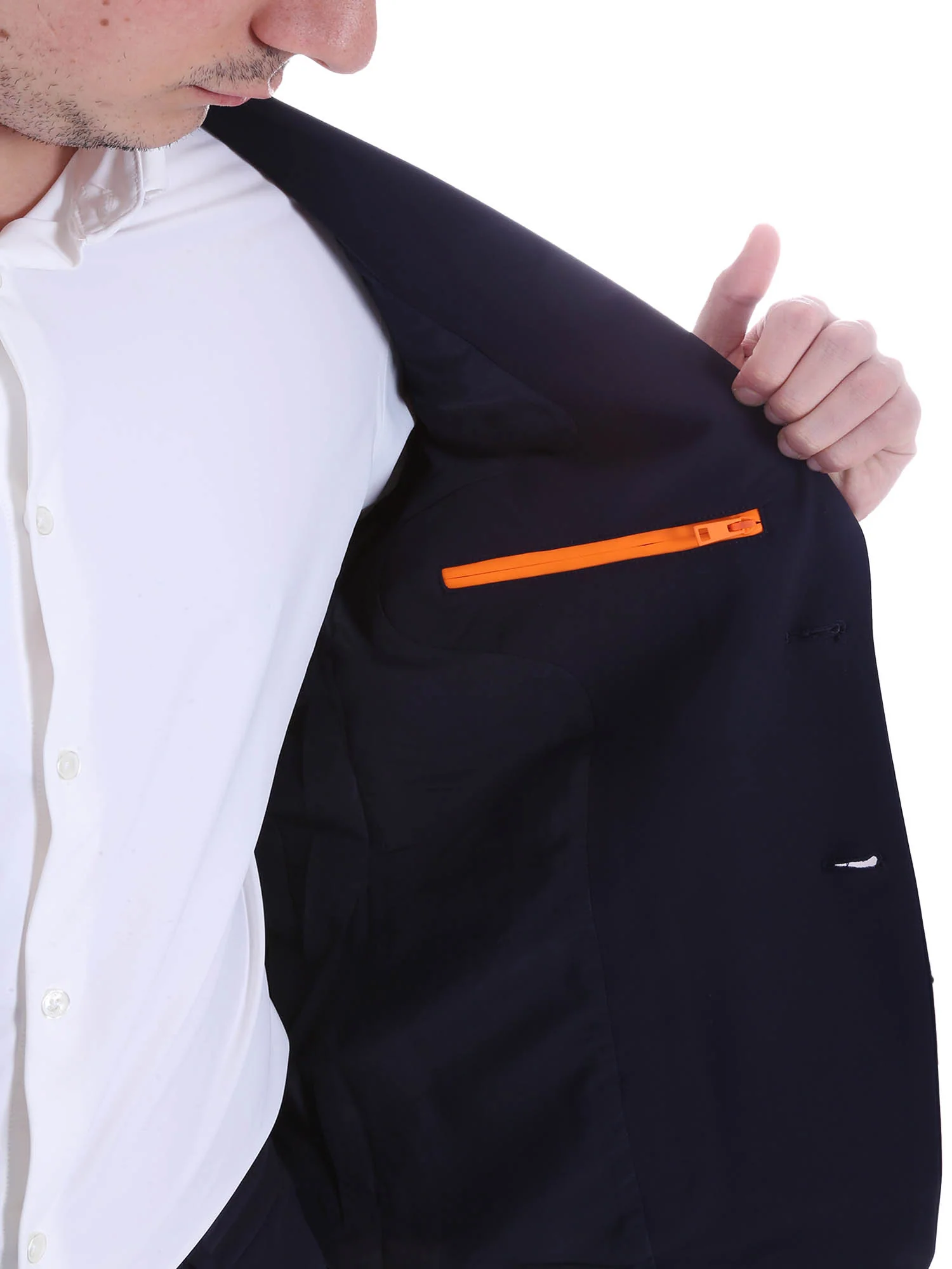Borgoni Milano Blazer Uomo | WW6832GC - Image 5