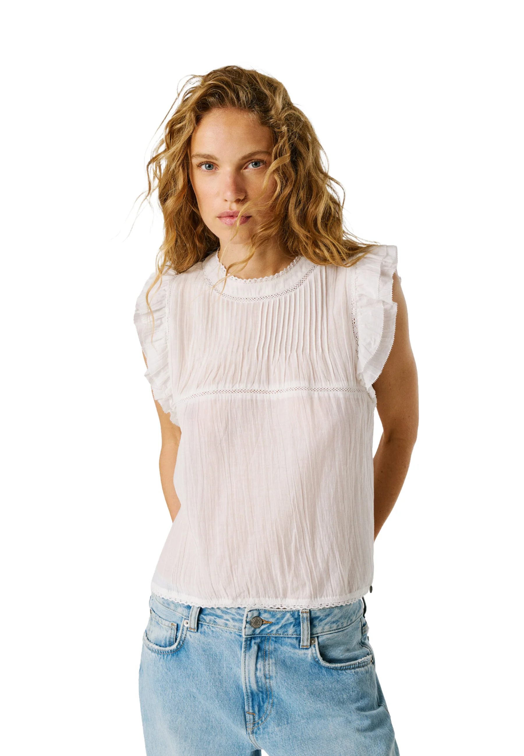 Pepe Jeans Dakota Shirt Bluse Donna | PL3051379 - Image 7