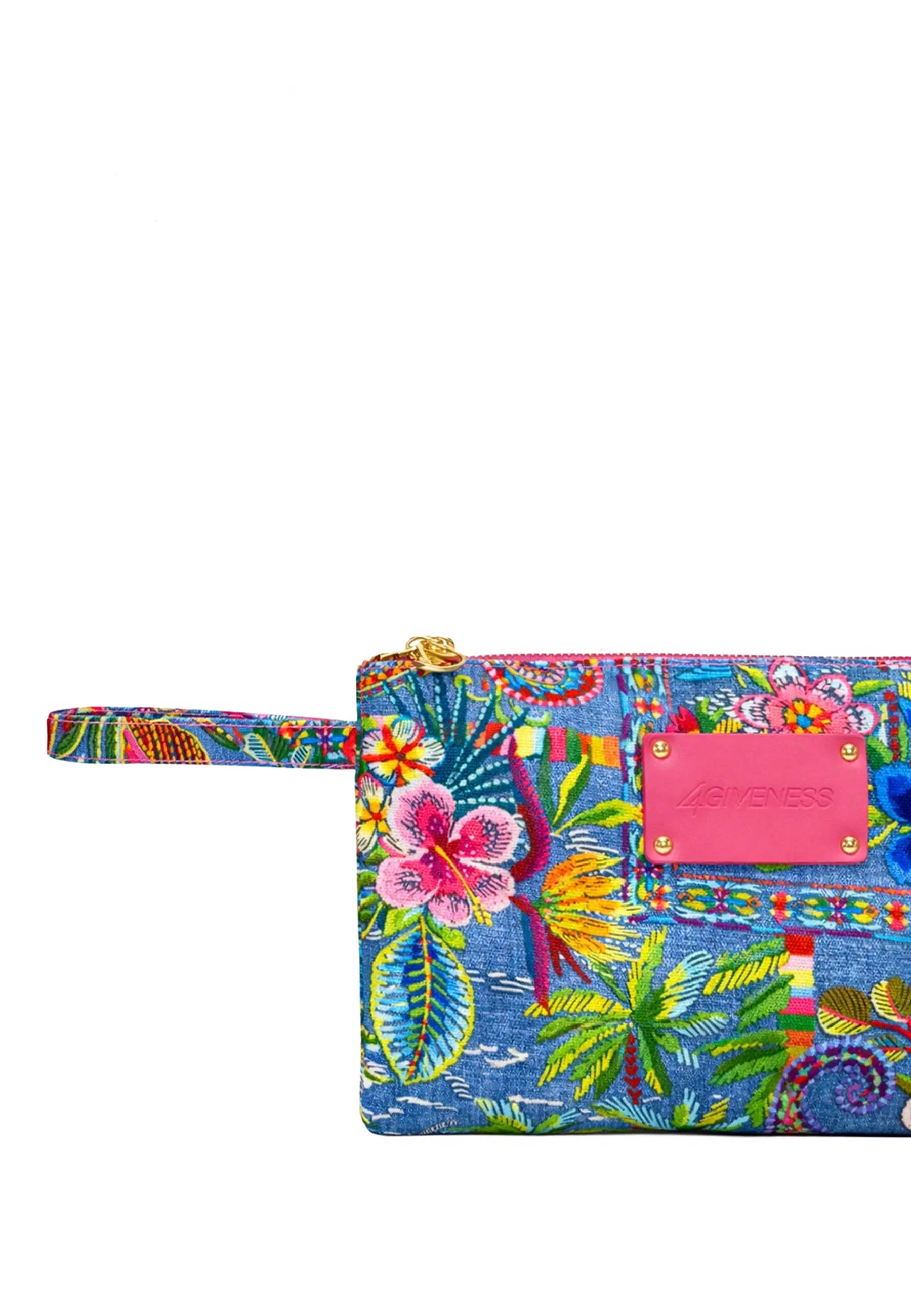 4giveness Capri Denim Mexican Pochette Donna | 126WACPO5953 - Image 3