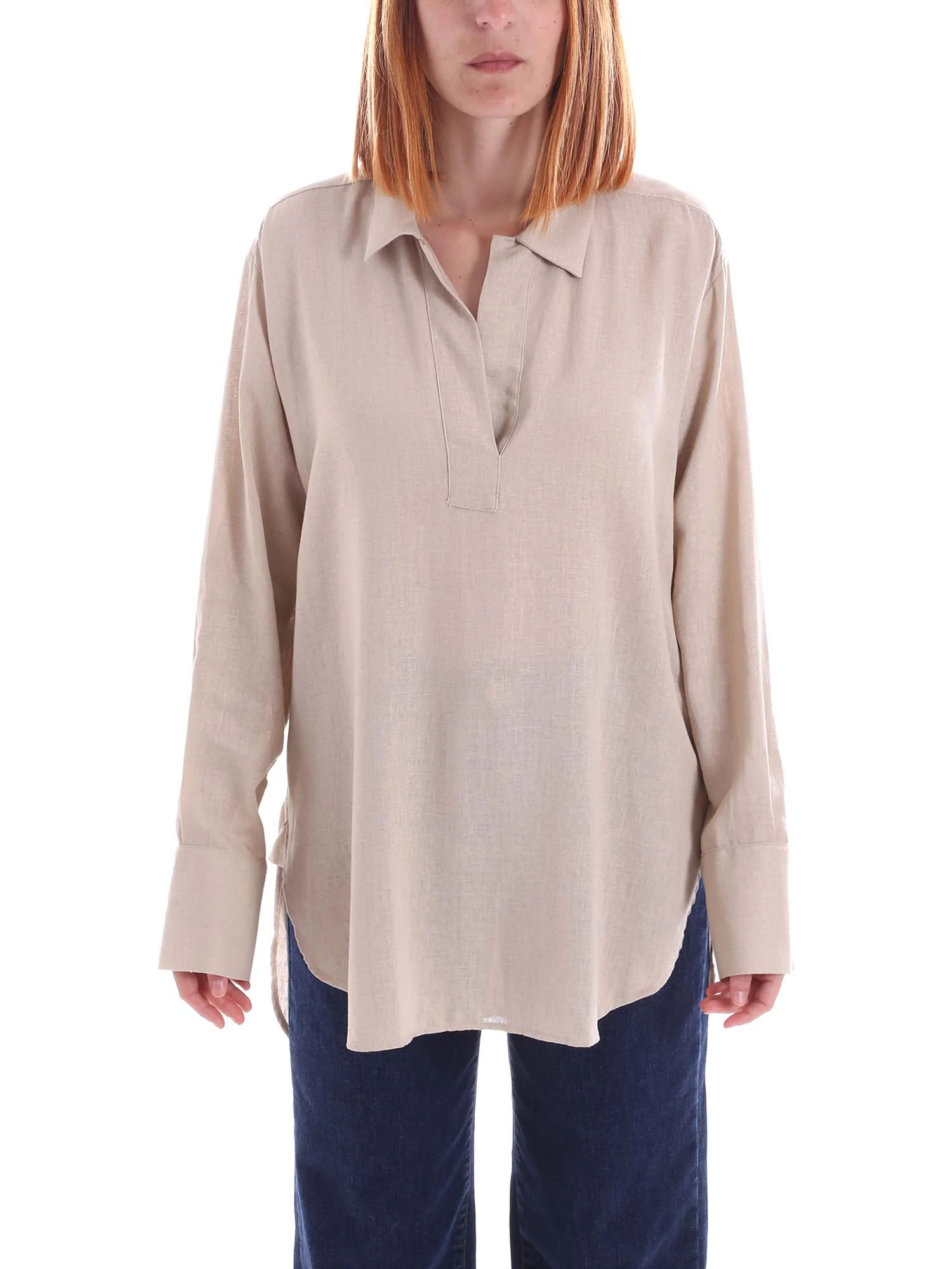 Borgoni Milano Camicie Donna | CAM PAM LINO - Image 7