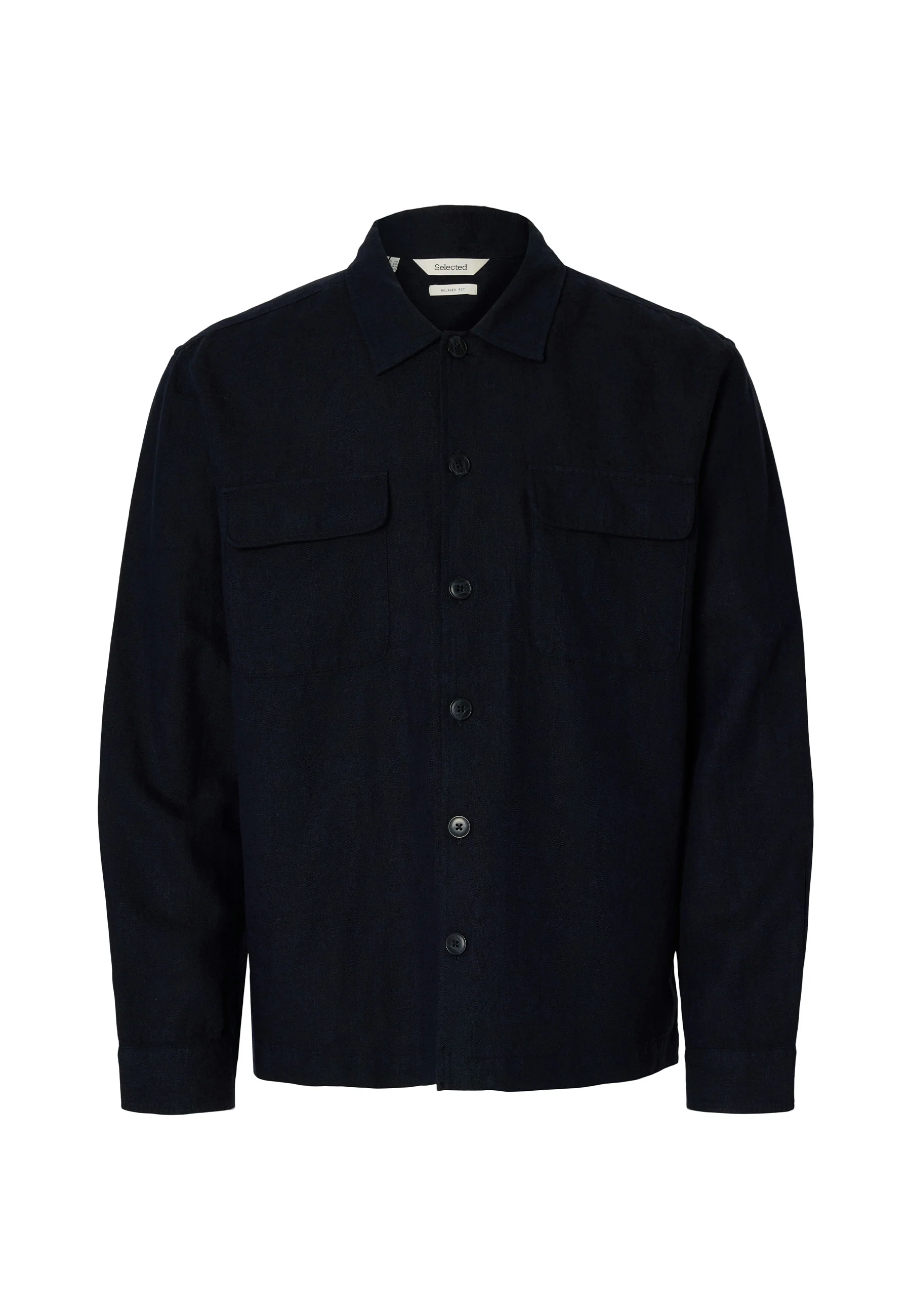 Selected Homme Black Slm-leroy Blend Camicie Uomo | 16096369