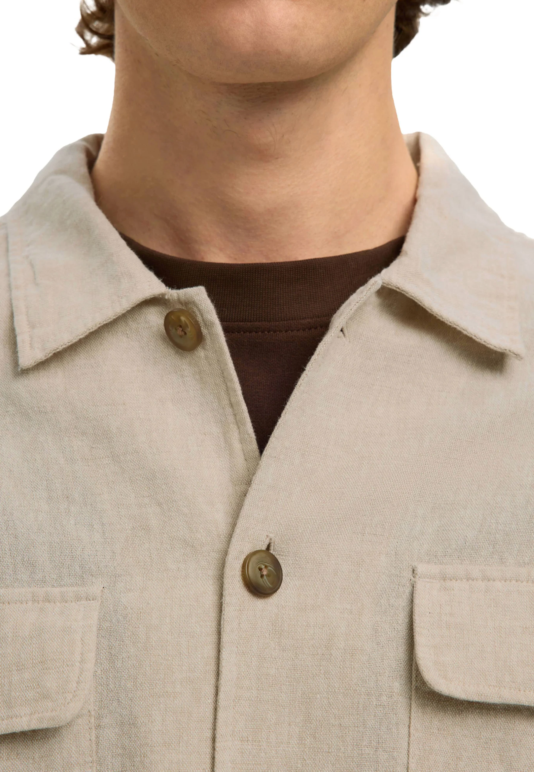 Selected Homme Black Slm-leroy Blend Camicie Uomo | 16096369 - Image 10