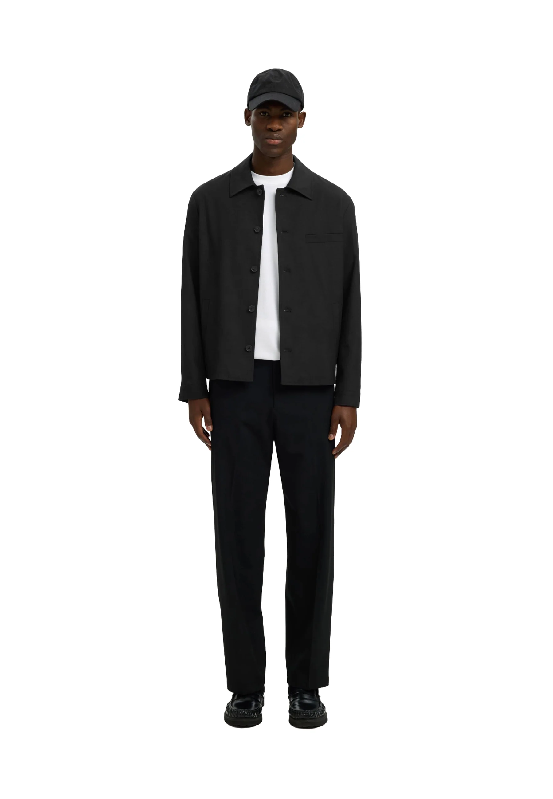 Selected Homme Black Slmreg-robert Overshirt Noos Camicie Uomo | 16096572 - Image 3