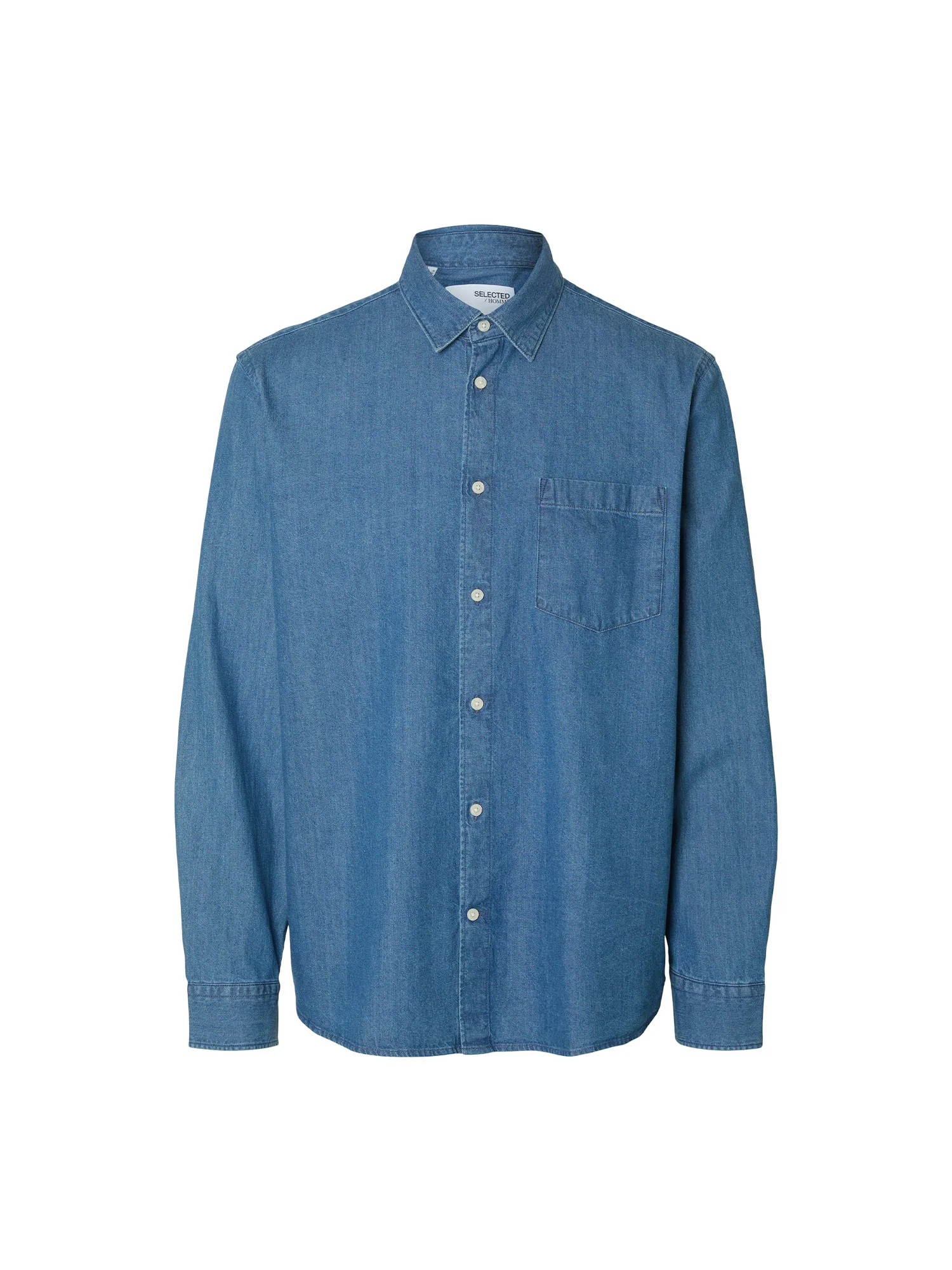 Selected Homme Black Regclaus Carlo Denim Camicie Uomo | 16097482