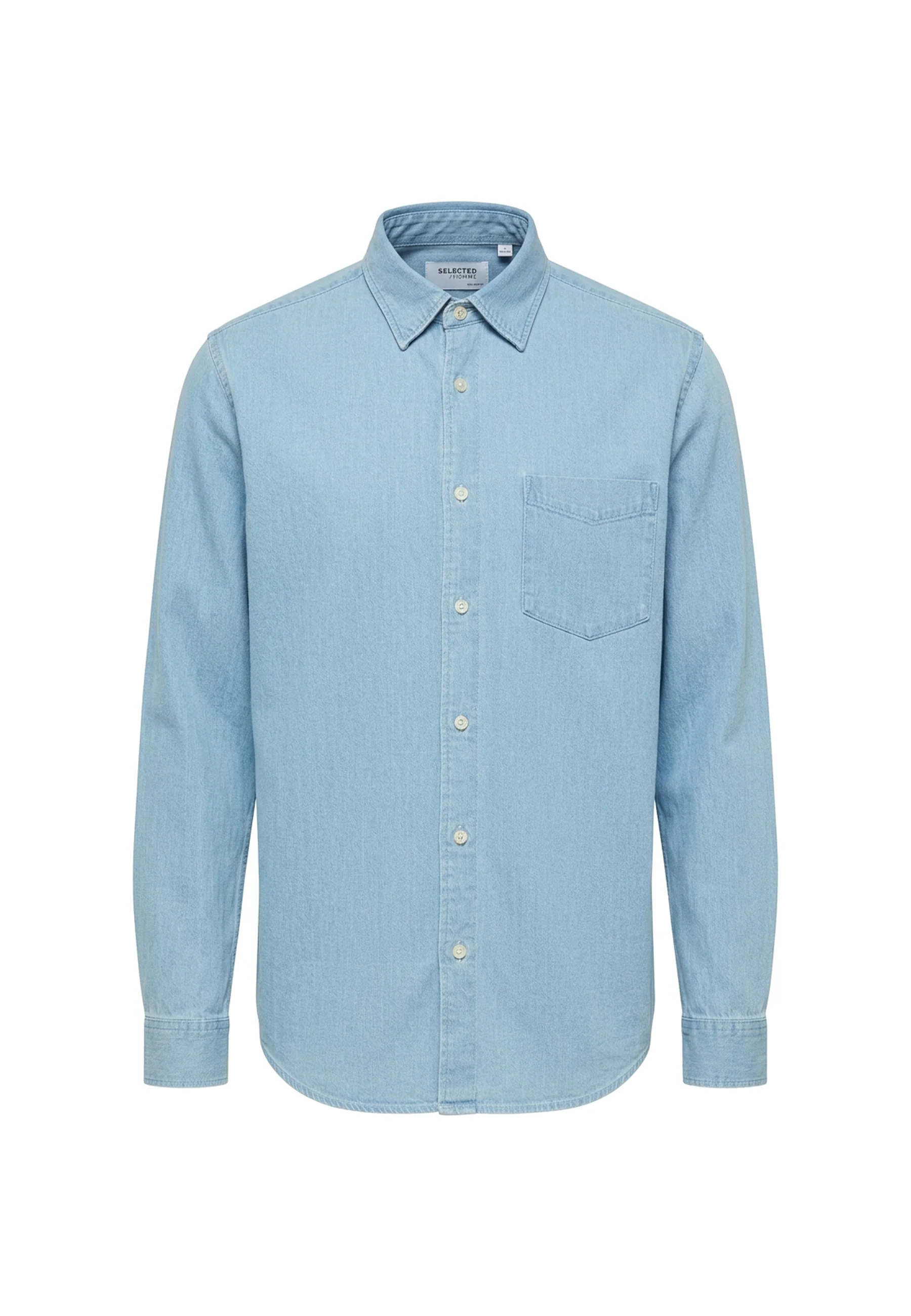 Selected Homme Black Regclaus Carlo Denim Camicie Uomo | 16097482 - Image 5