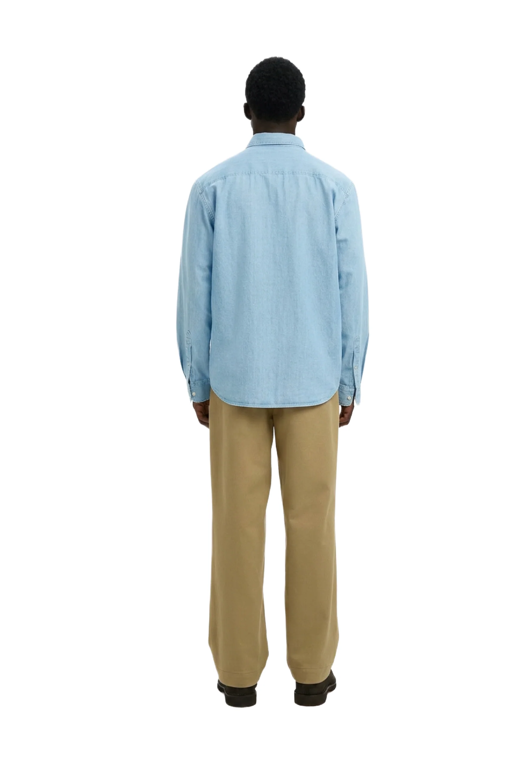 Selected Homme Black Regclaus Carlo Denim Camicie Uomo | 16097482 - Image 7