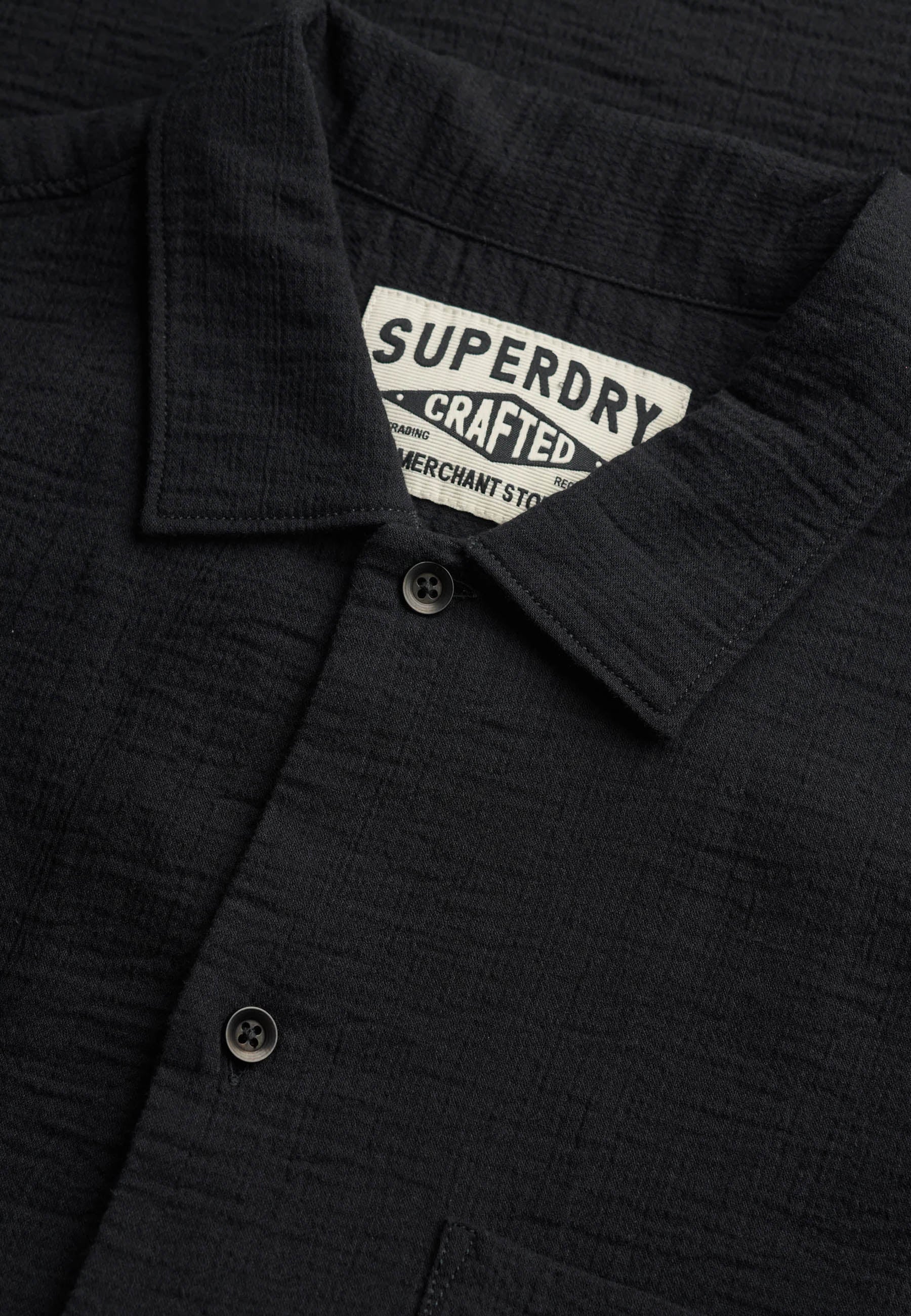 Superdry Merchant Textured Camicie Uomo | M4011123A - Image 6