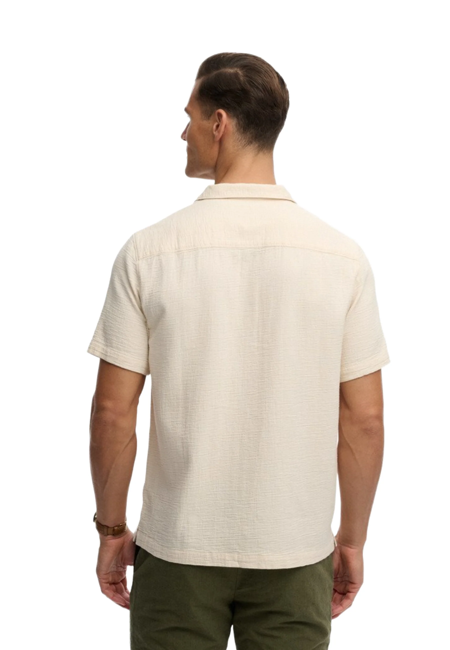 Superdry Merchant Textured Camicie Uomo | M4011123A - Image 9