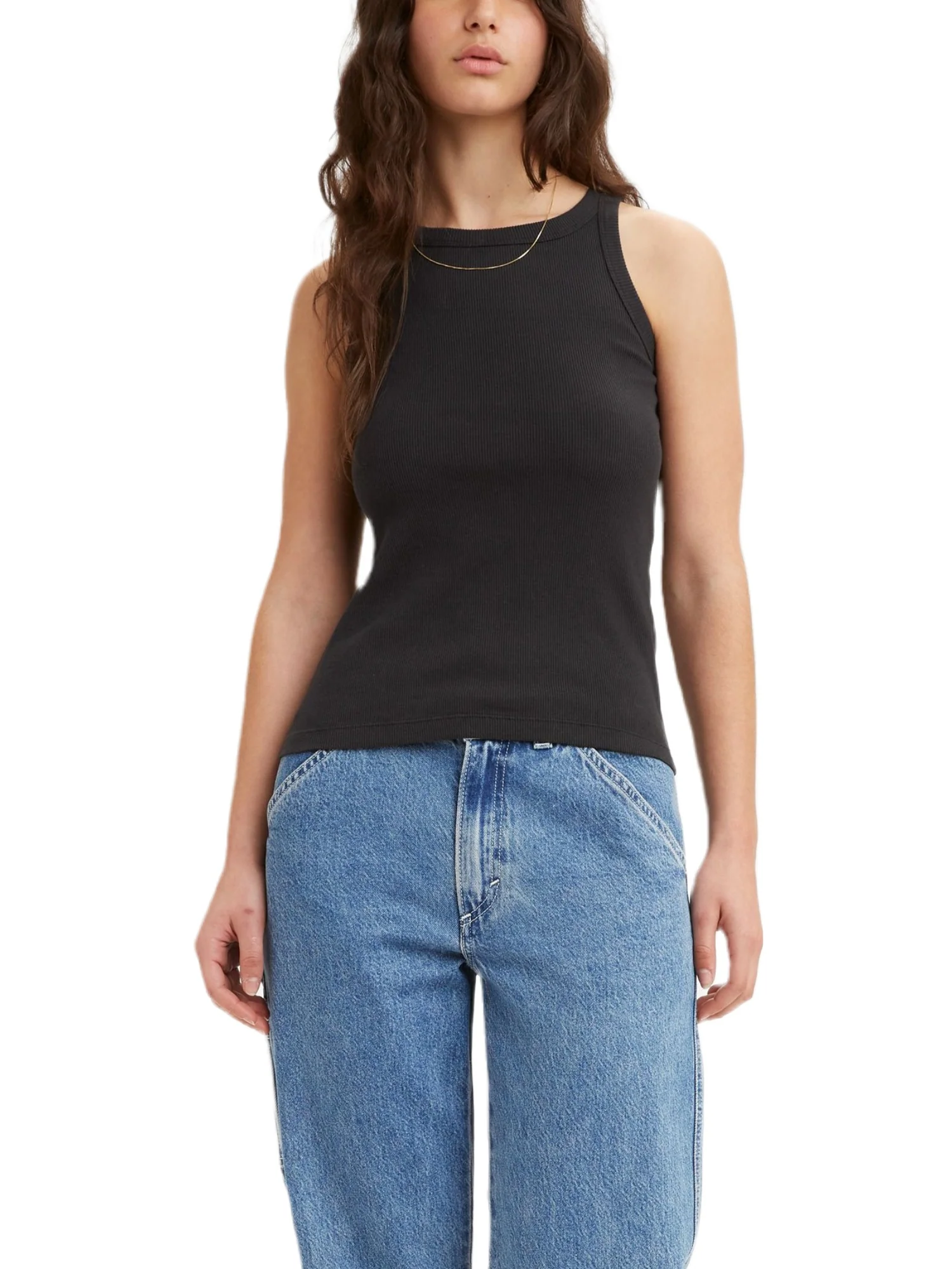 Levi's Racer Tank Caviar Top E Canotte Donna | A3381-0001 - Image 2