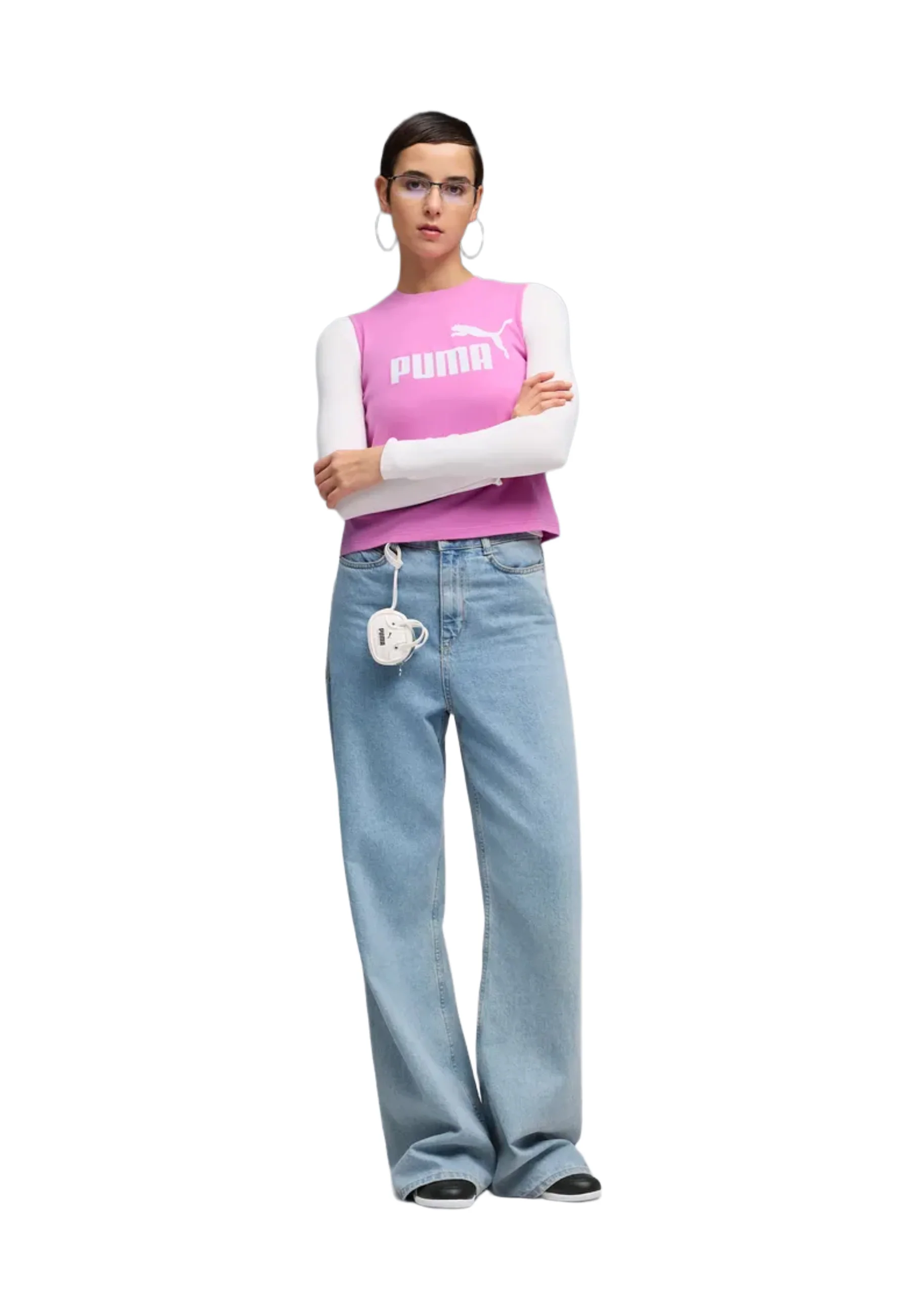 Puma Ess No. 1 Logo Slim Top E Canotte Donna | 684968 - Image 12