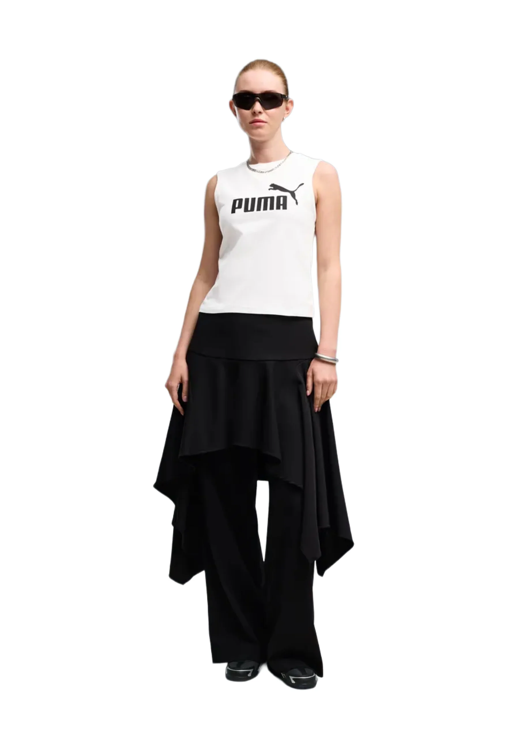 Puma Ess No. 1 Logo Slim Top E Canotte Donna | 684968 - Image 8
