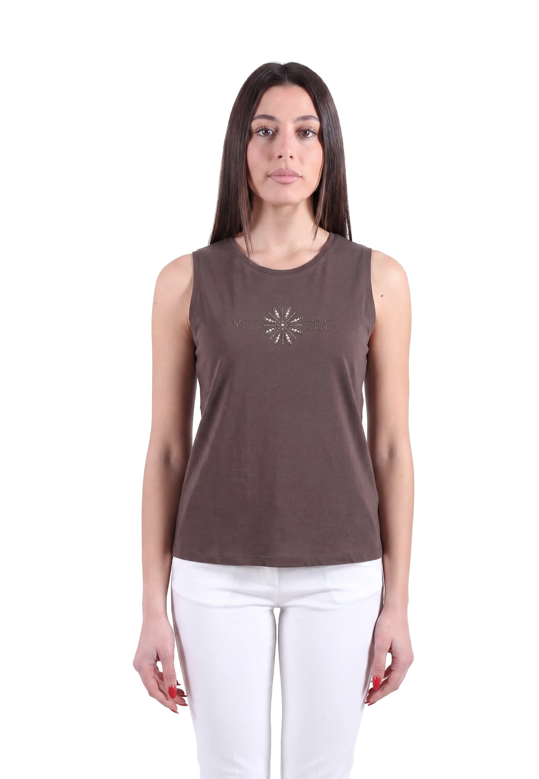 Yes-zee Top E Canotte Donna | T219 SQ00 - Image 6