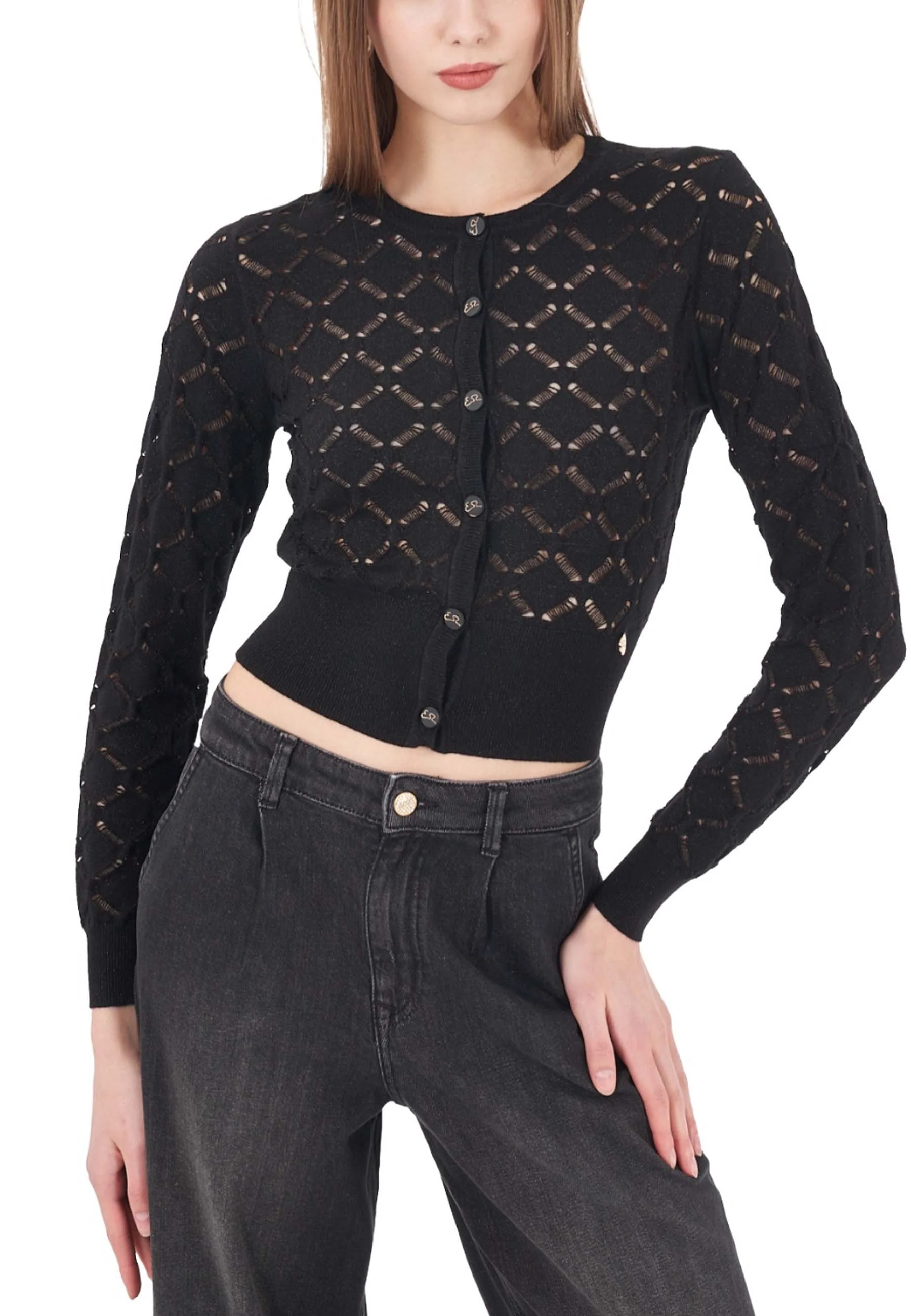 Yes-zee Cardigan Donna | M047 BM00 - Image 4