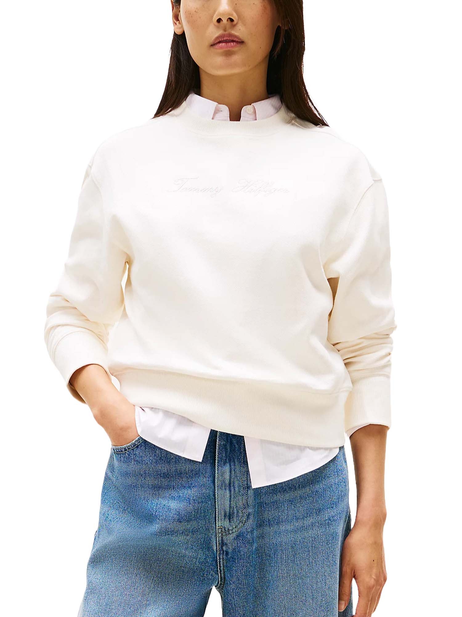 Tommy Hilfiger Felpe Donna | WW0WW47159 - Image 2