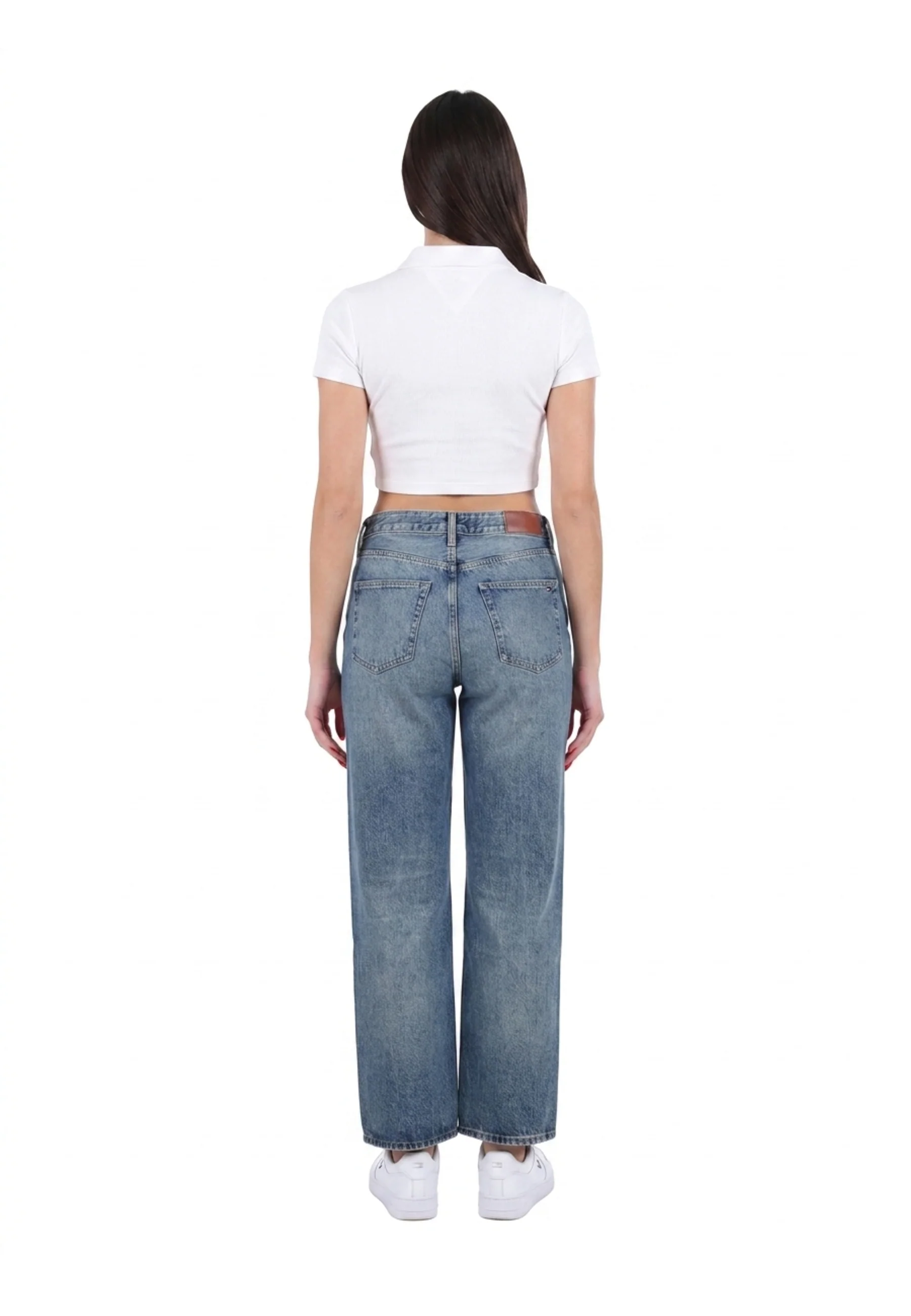 Tommy Hilfiger Loose Straight Jeans Donna | WW0WW42798 - Image 3