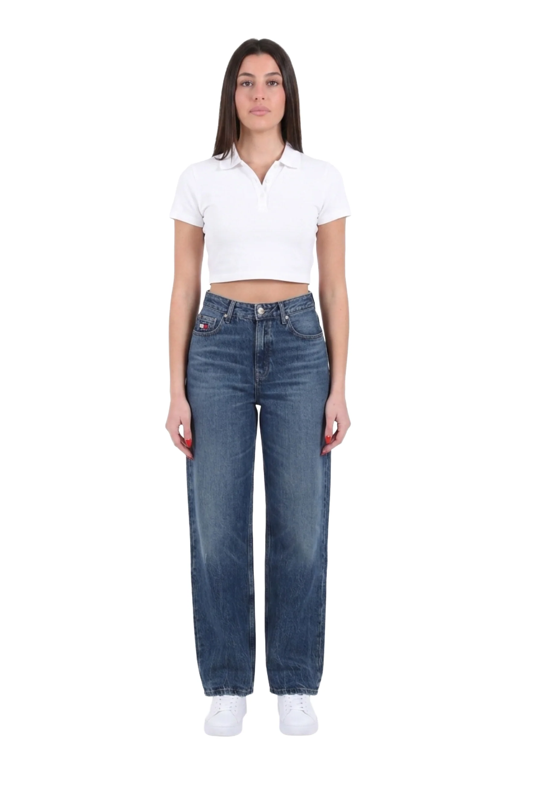 Tommy Hilfiger Loose Straight Jeans Donna | WW0WW42800 - Image 2