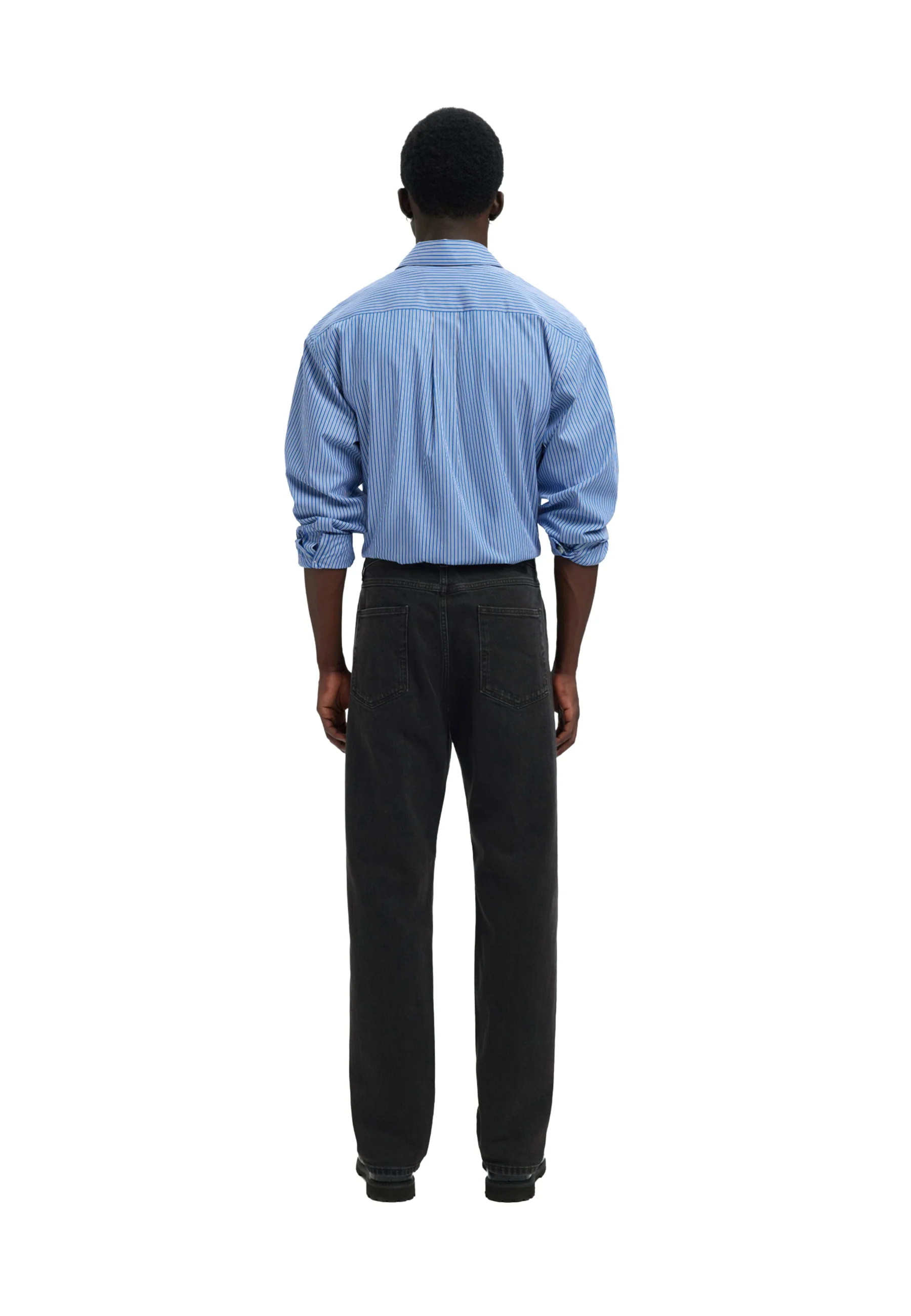 Selected Homme Black Slm190-reg Tapered Ben Kori Jeans Noos Jeans Uomo | 16098202 - Image 4
