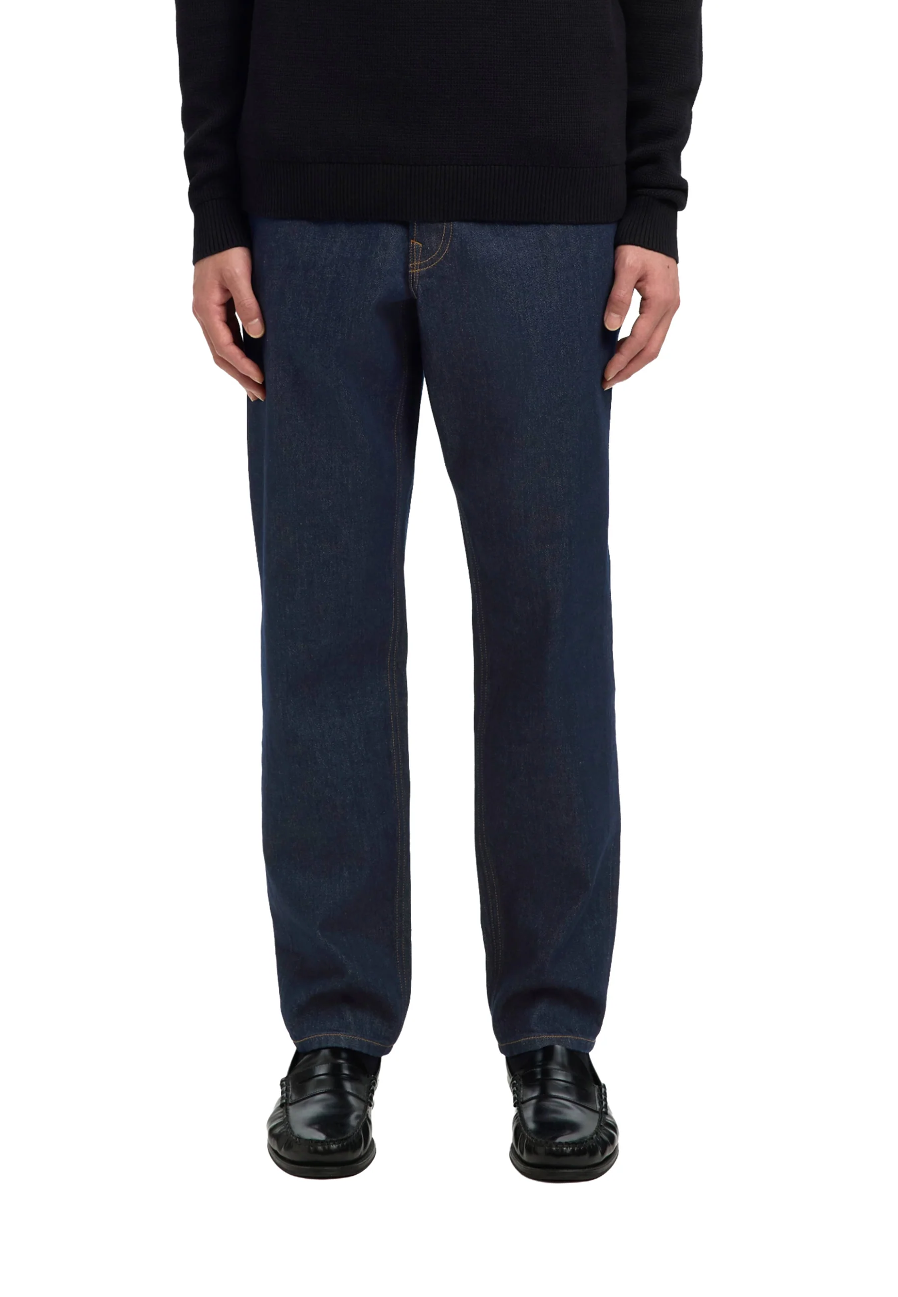 Selected Homme Black Slm190-reg Tapered Ben Kori Jeans Noos Jeans Uomo | 16098202 - Image 7
