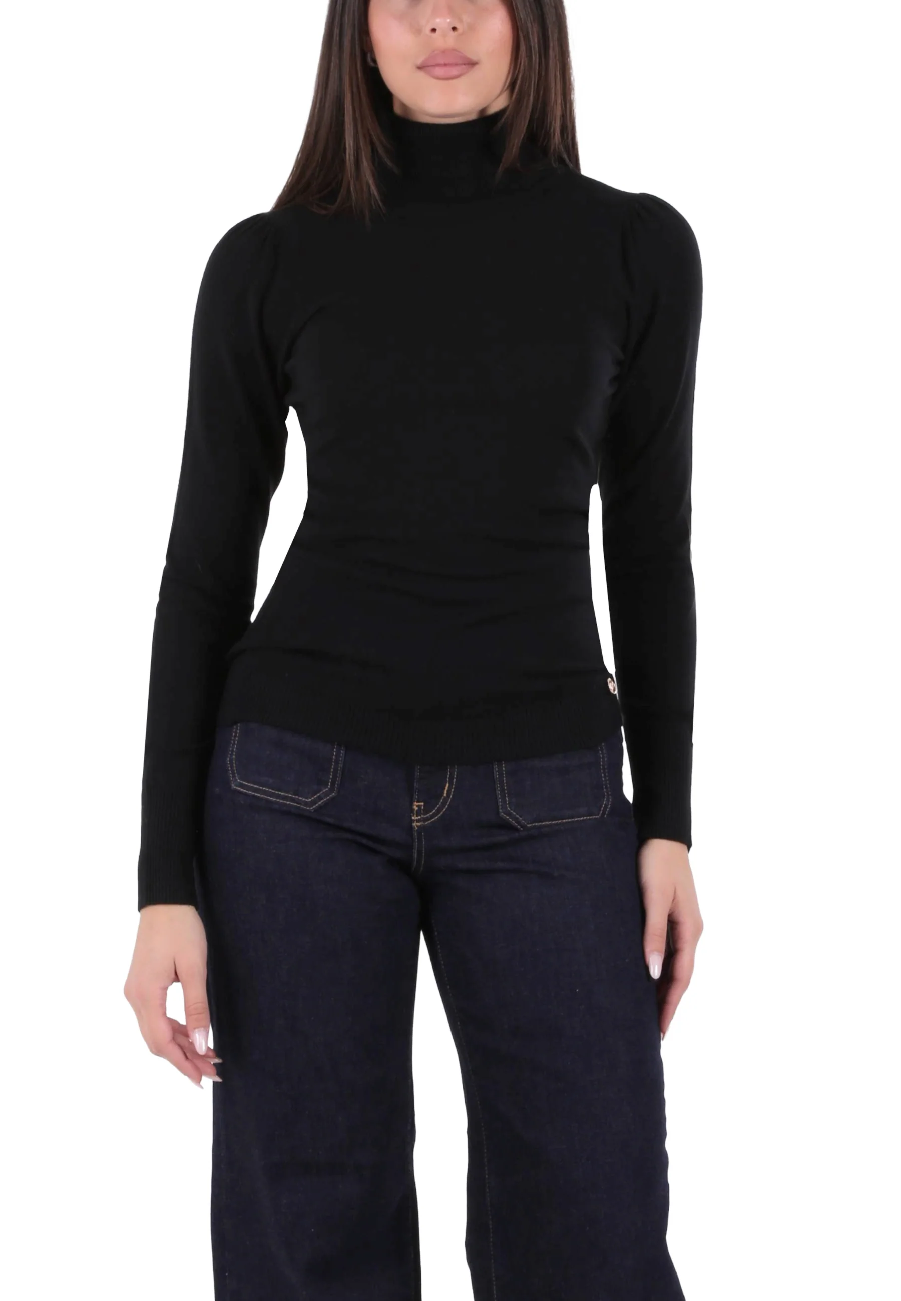 Yes-zee Maglia A Collo Alto Donna | M038 RU00_1 - Image 3