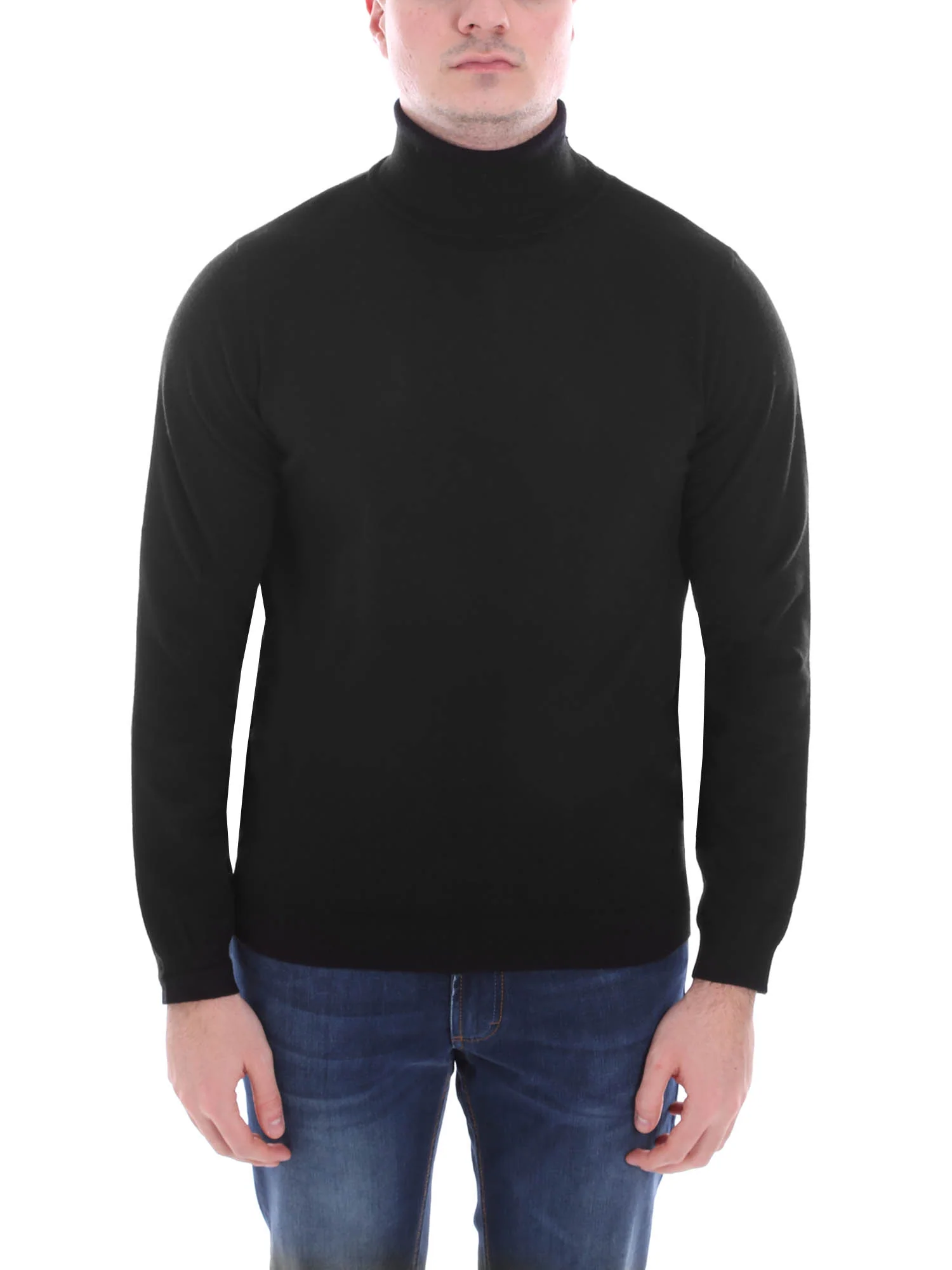 Borgoni Milano Maglia A Collo Alto Uomo | WW2535MG - Image 2