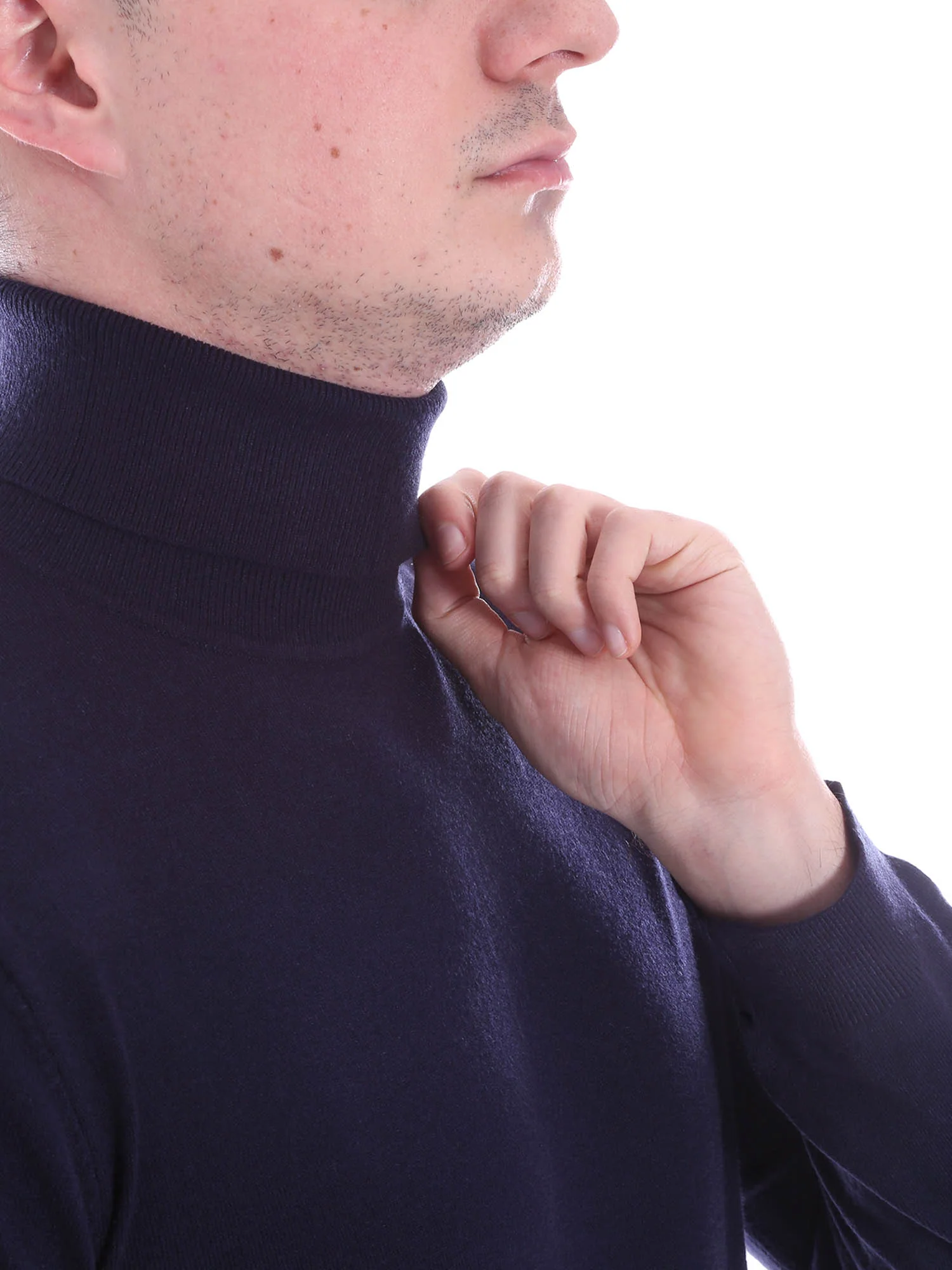 Borgoni Milano Maglia A Collo Alto Uomo | WW2535MG - Image 8
