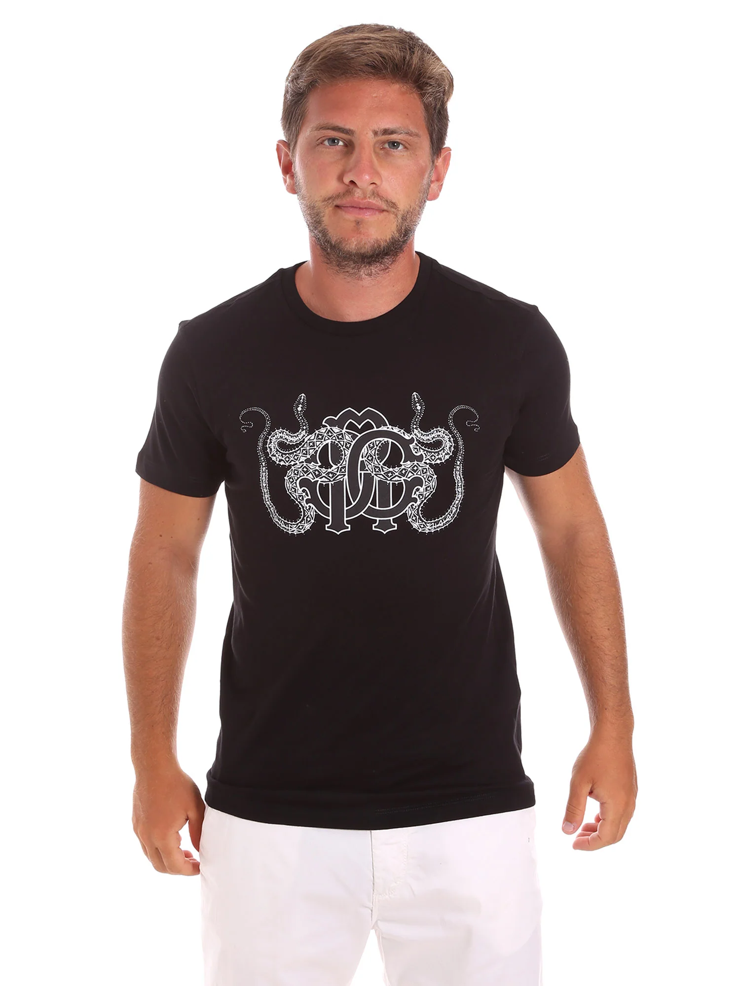 Roberto Cavalli T-shirt Uomo | HST66B - Image 7