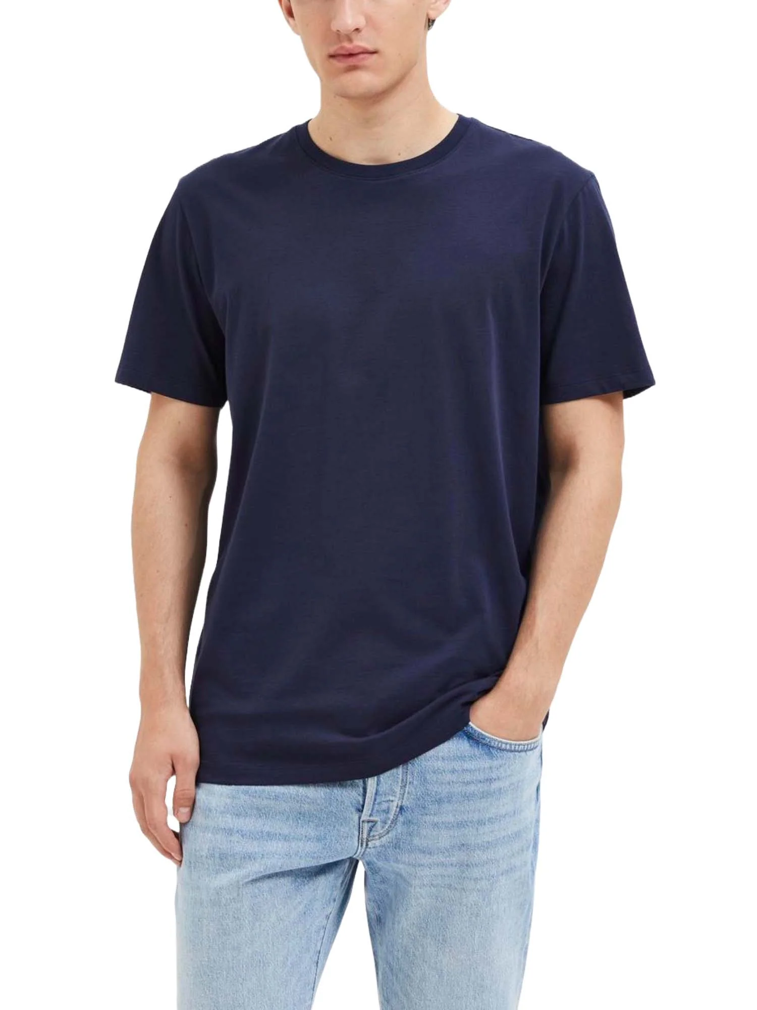 Selected Homme Black T-shirt Uomo | 16087842 - Image 14