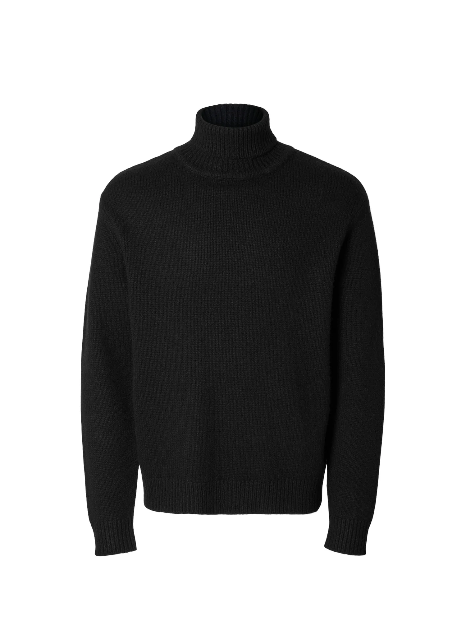 Selected Homme Black Maglia A Collo Alto Uomo | 16094649