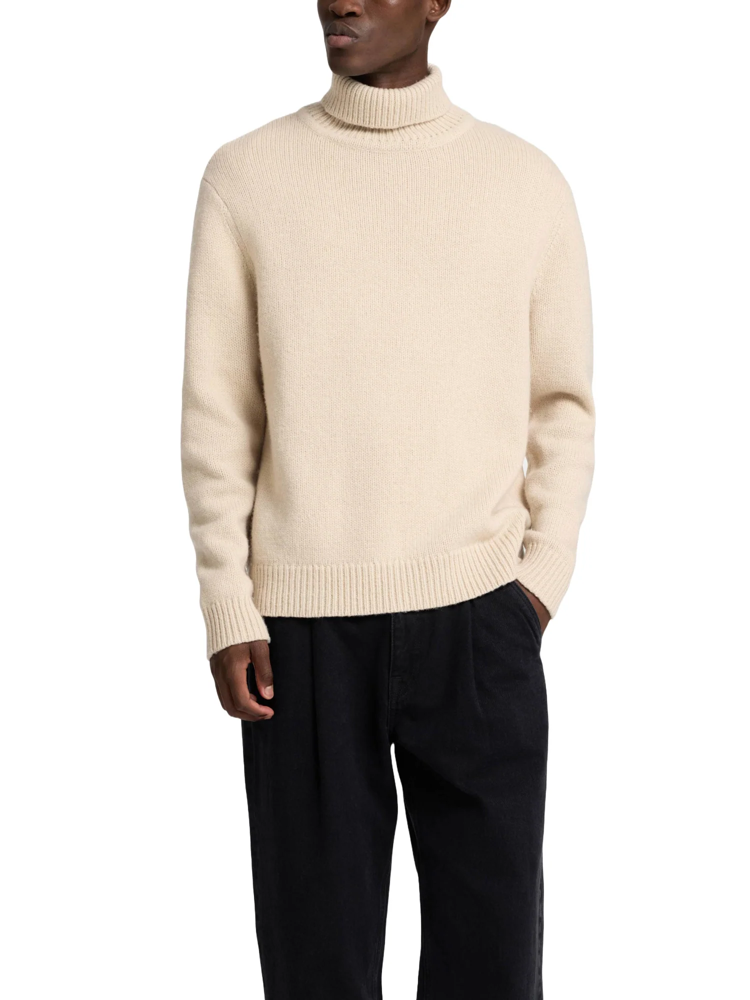 Selected Homme Black Maglia A Collo Alto Uomo | 16094649 - Image 6