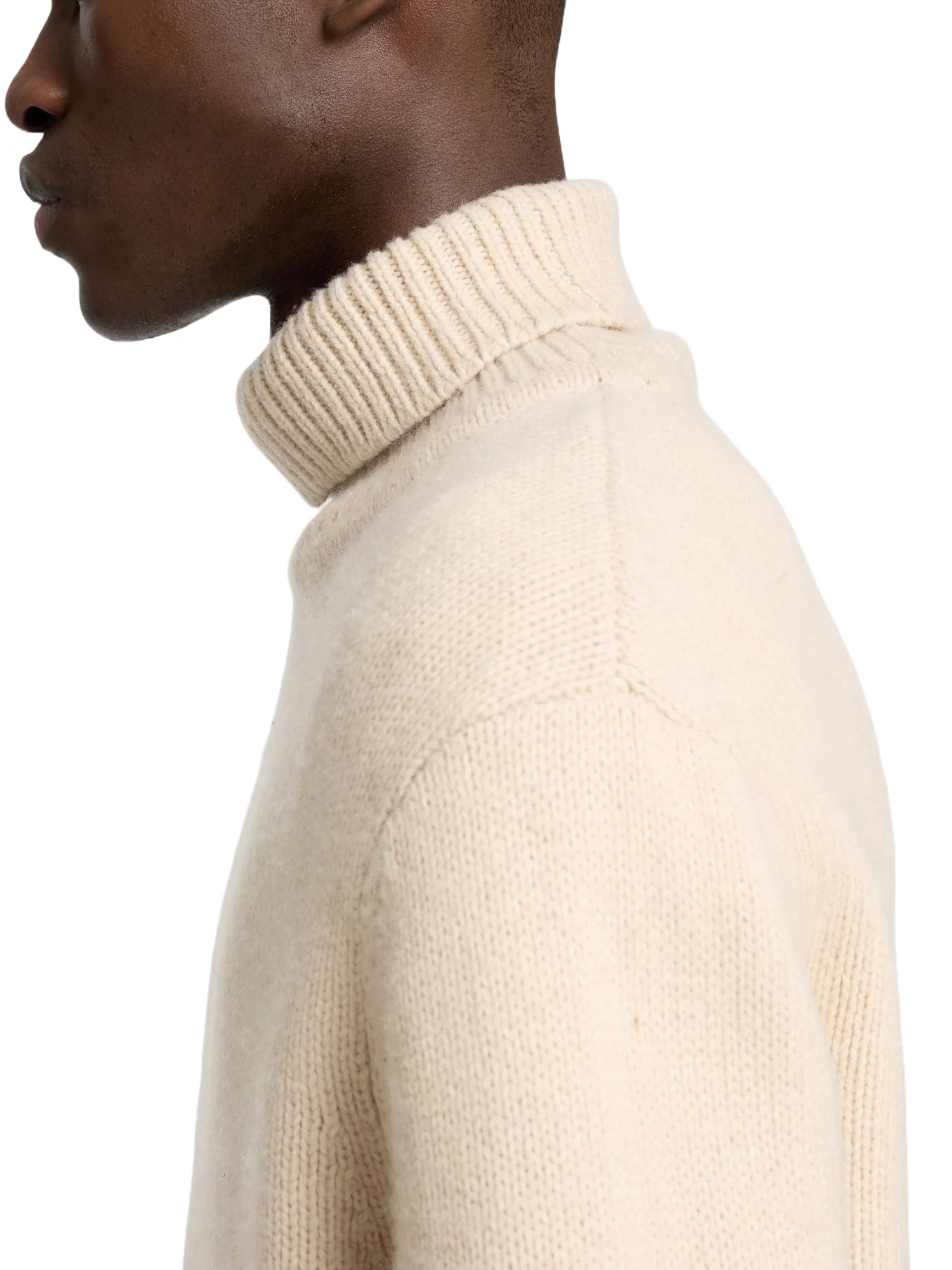 Selected Homme Black Maglia A Collo Alto Uomo | 16094649 - Image 8