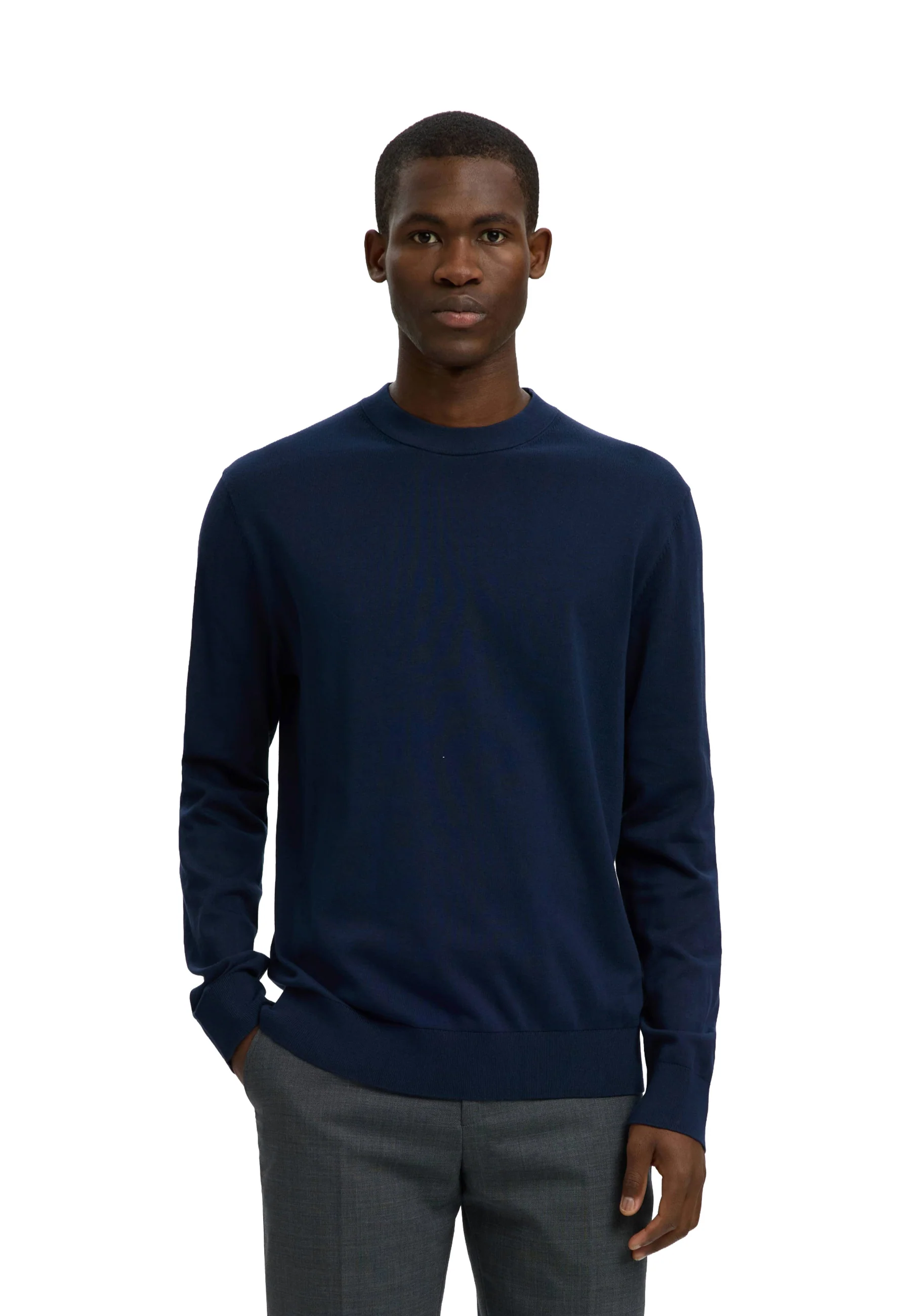 Selected Homme Black Slmtorino Maglioncini Uomo | 16099817 - Image 7