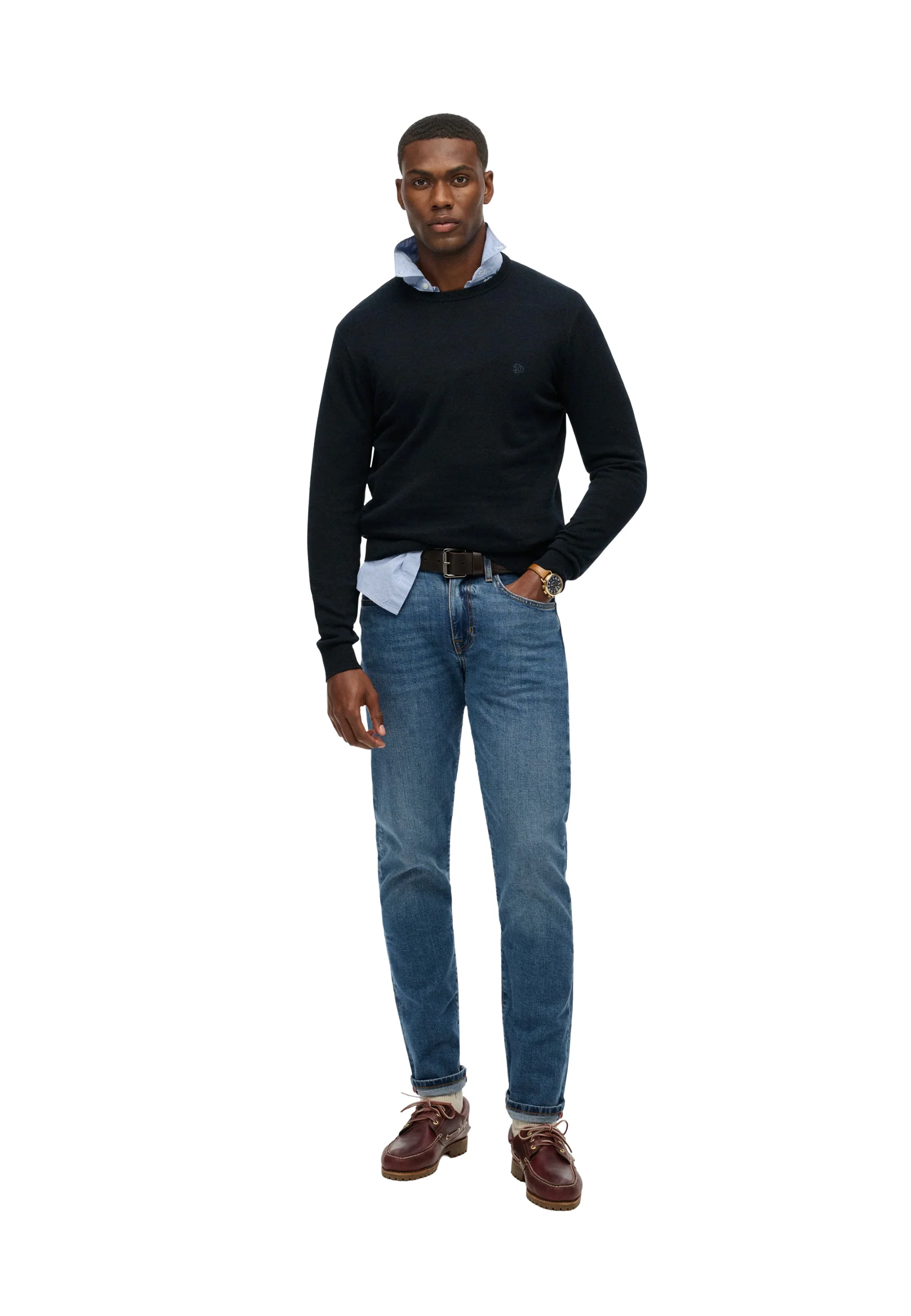 Superdry Essentials Cotton Maglioncini Uomo | M6110691A - Image 8