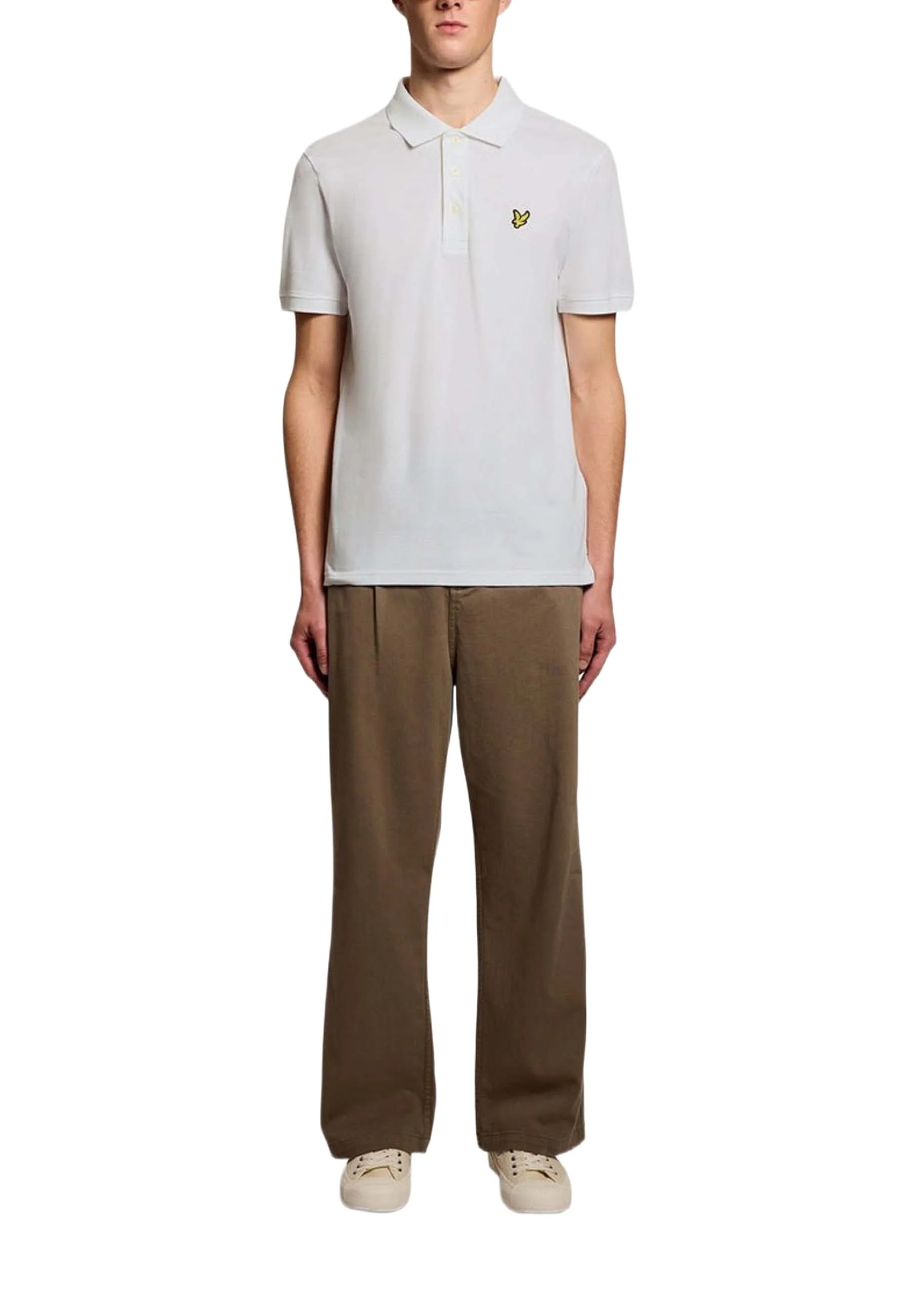 Lyle & Scott Popcorn Jacquard Polo Uomo | SP2400V - Image 2