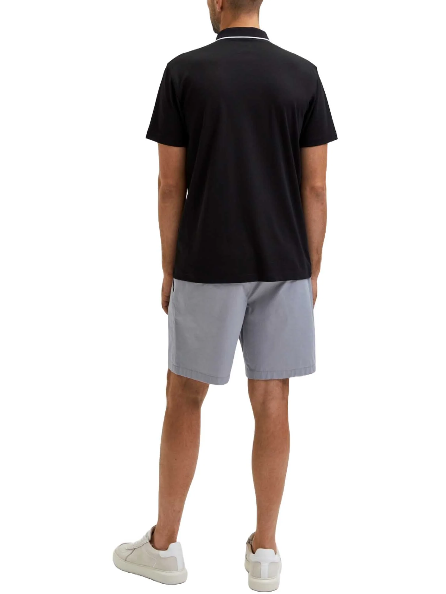 Selected Homme Black Polo Uomo | 16082844 - Image 7