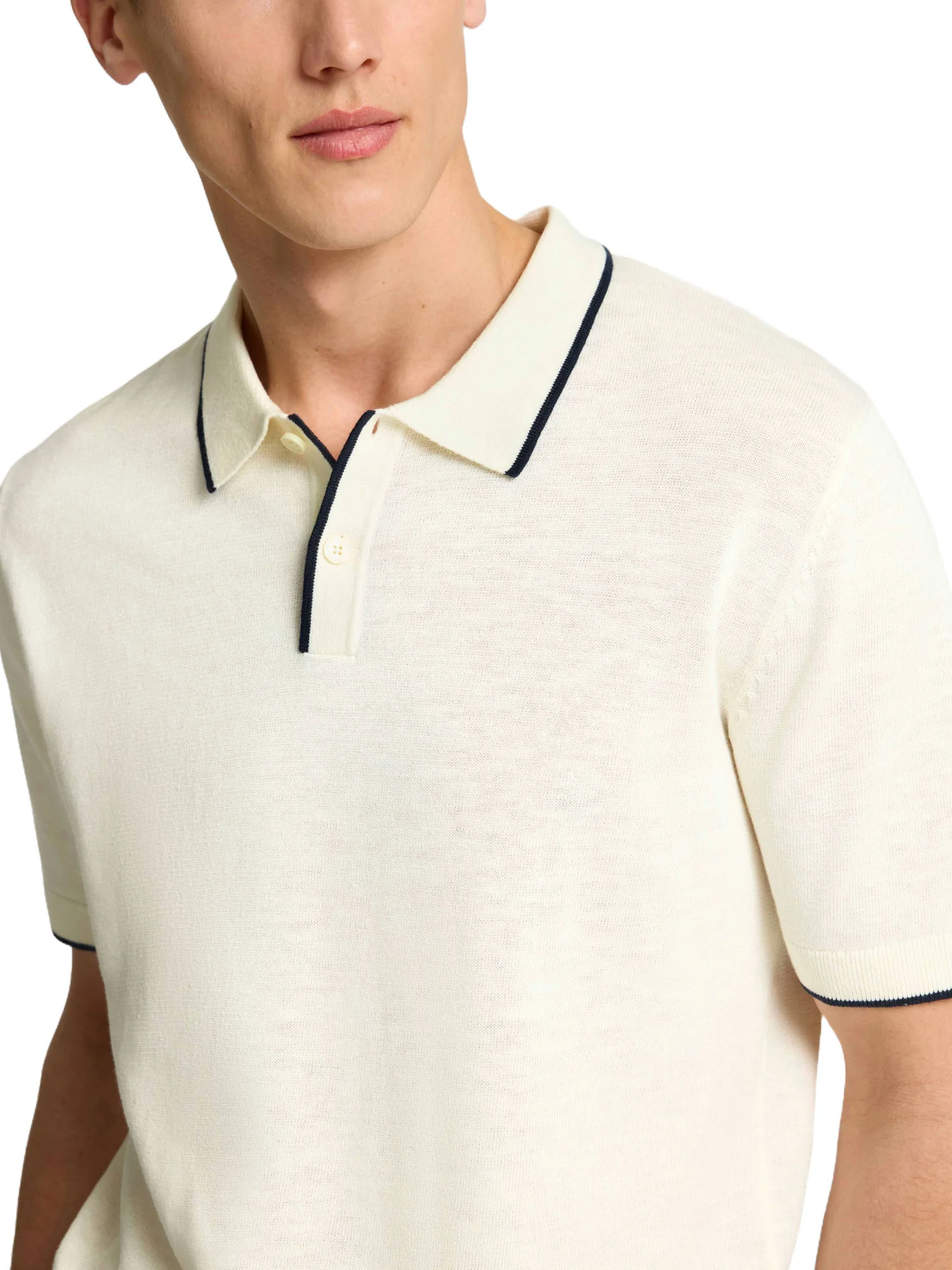 Selected Homme Black Polo Uomo | 16096391 - Image 4
