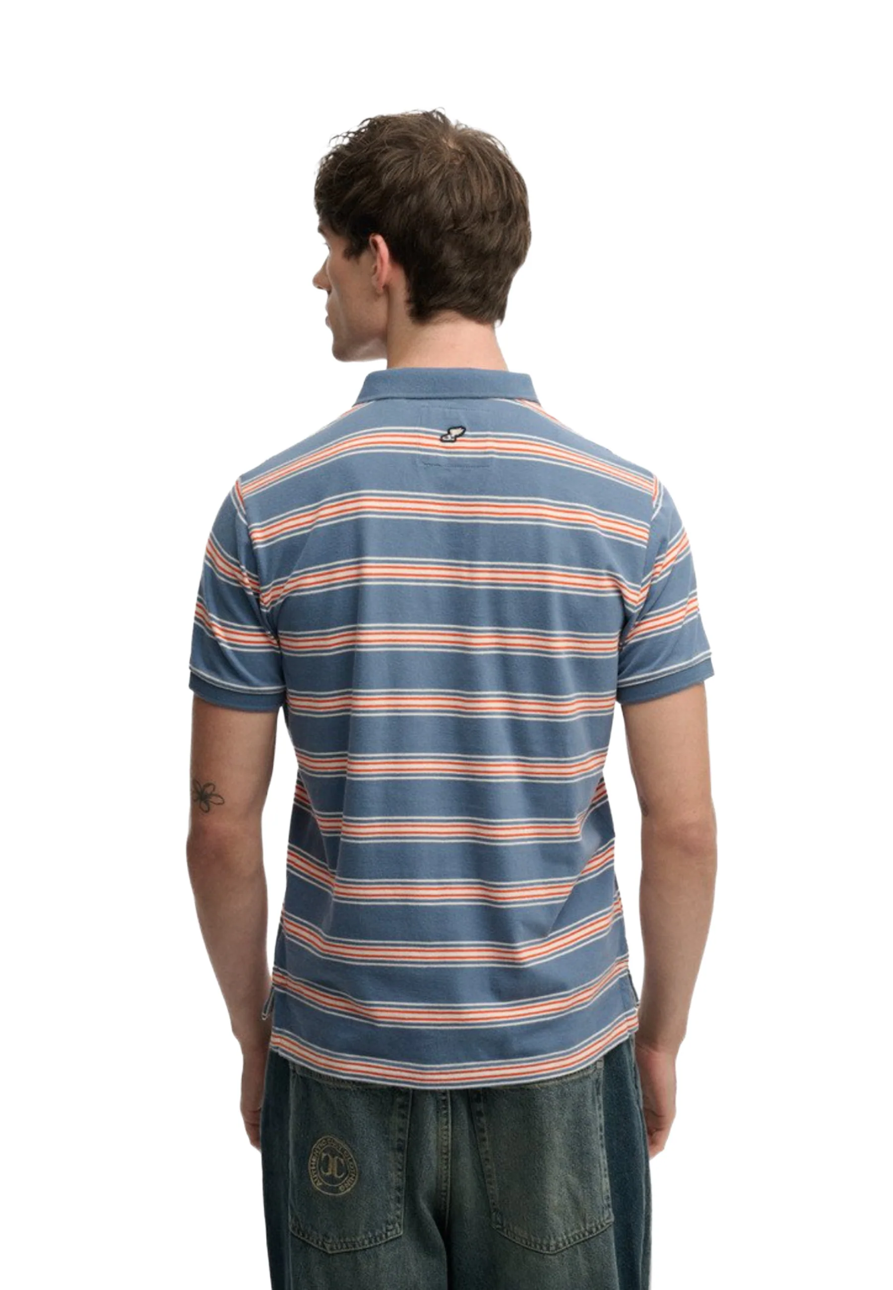 Superdry Vintage Stripe Polo Uomo | M1110464A - Image 3