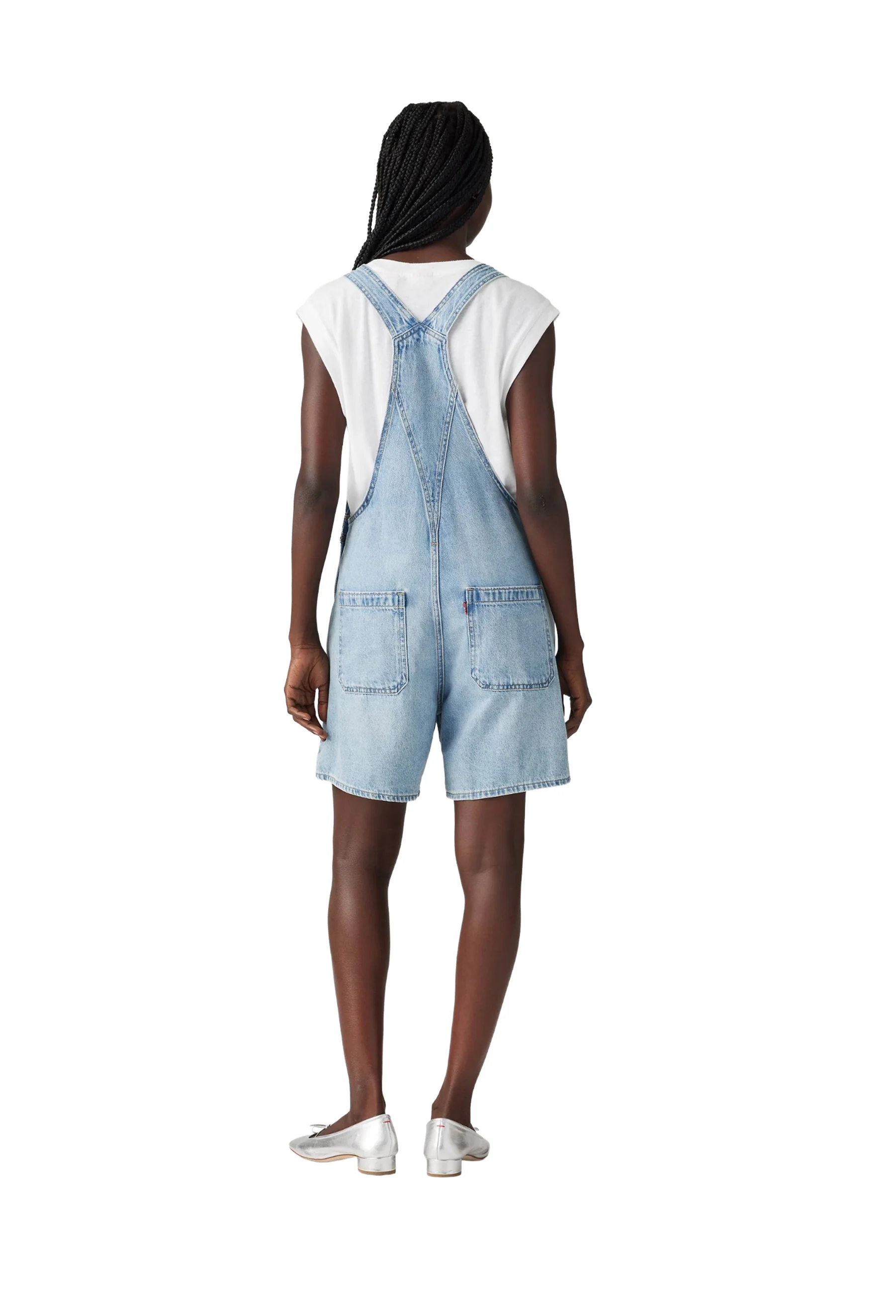 Levi's Utility Shortall Summer Job Salopette Donna | 001UY-0000 - Image 4
