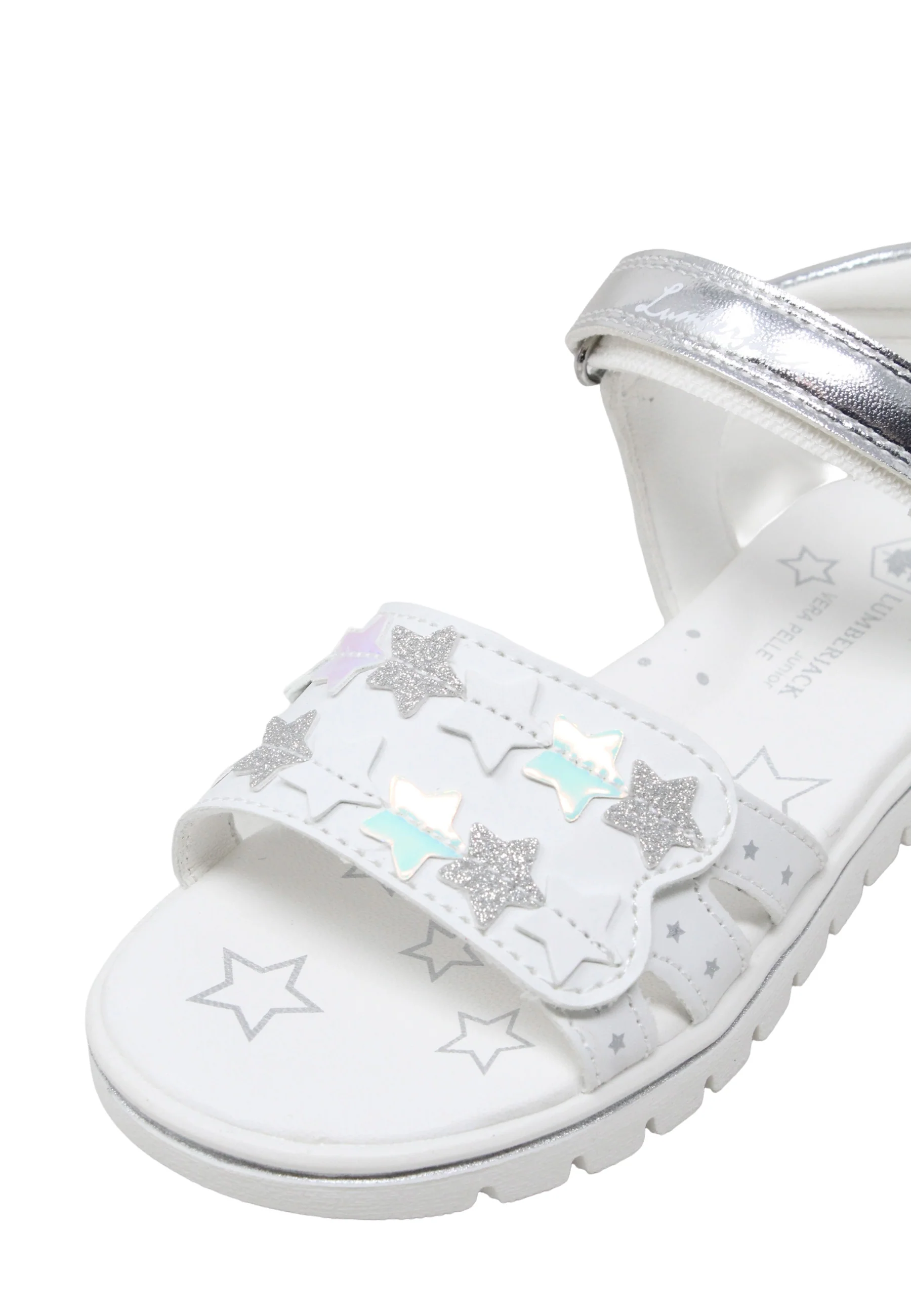 Lumberjack Lara White Sandali Con Strappi Bambini | 102267672 - Image 5