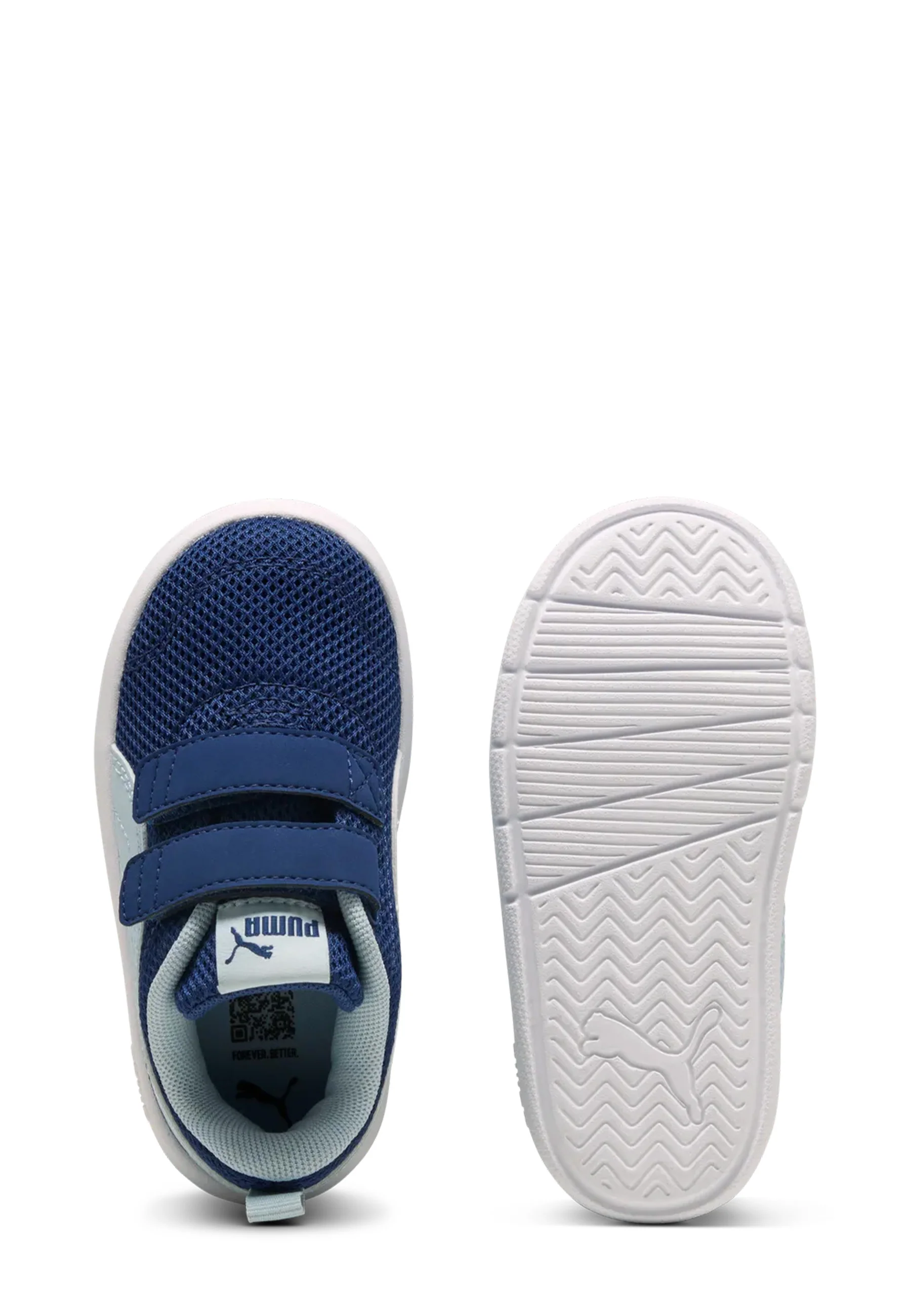 Puma Courtflex V3 Mesh Scarpe Con Strappi Bambini | 398086 - Image 9