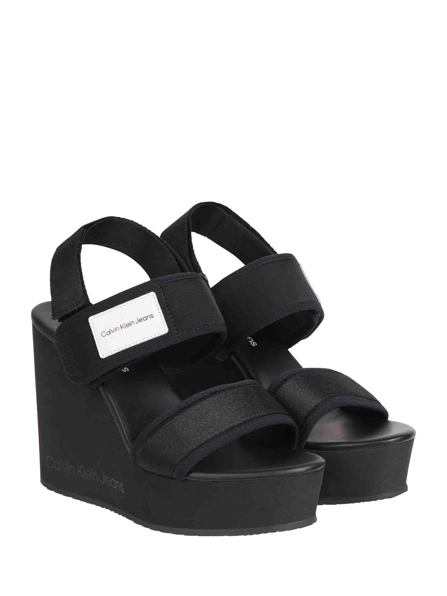 Calvin Klein Jeans Sandali Zeppa Donna | YW0YW01028 - Image 7
