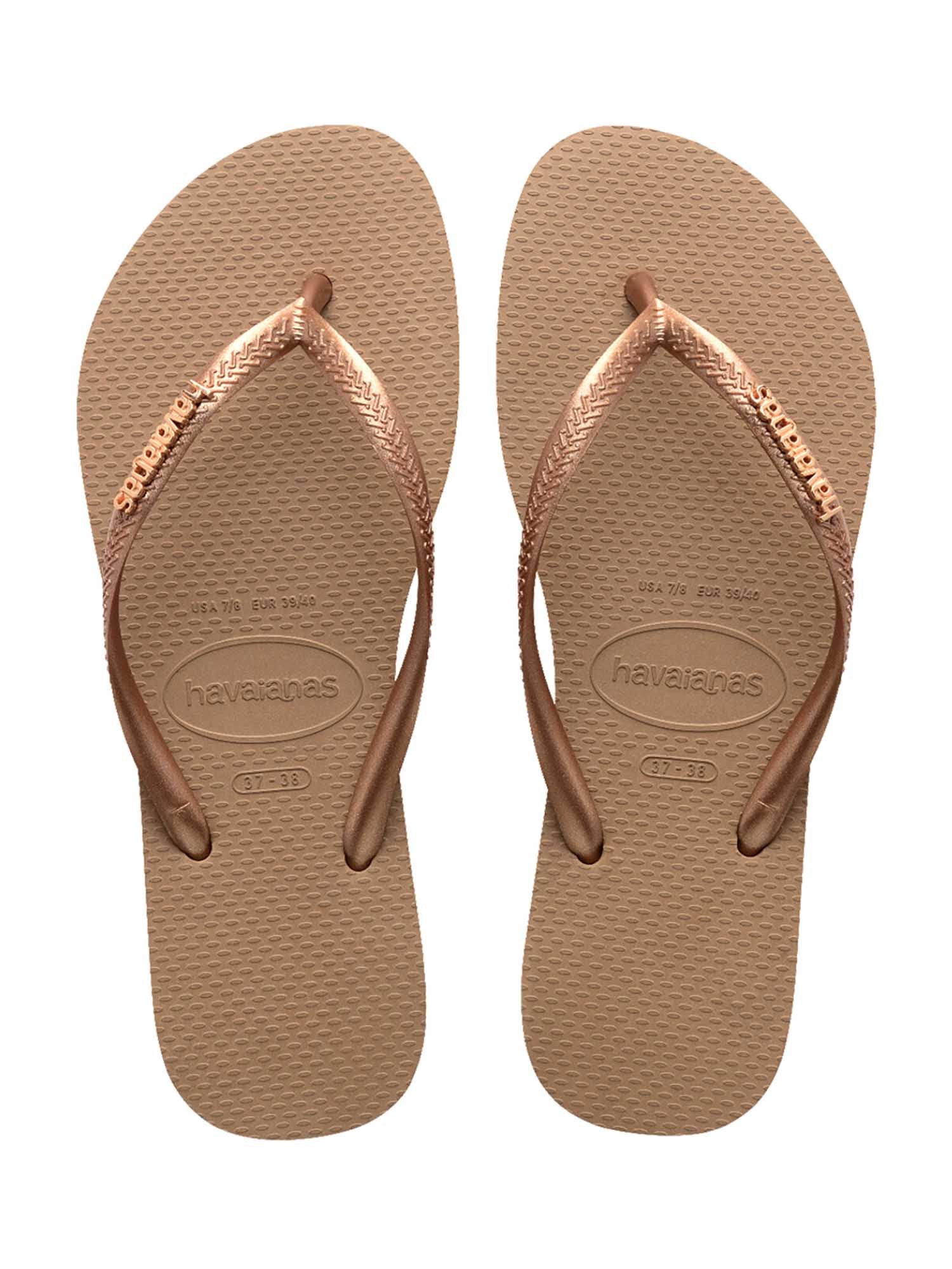Havaianas Hav. Slim Logo Metallic Infradito Donna | 4119875.03581 - Image 3