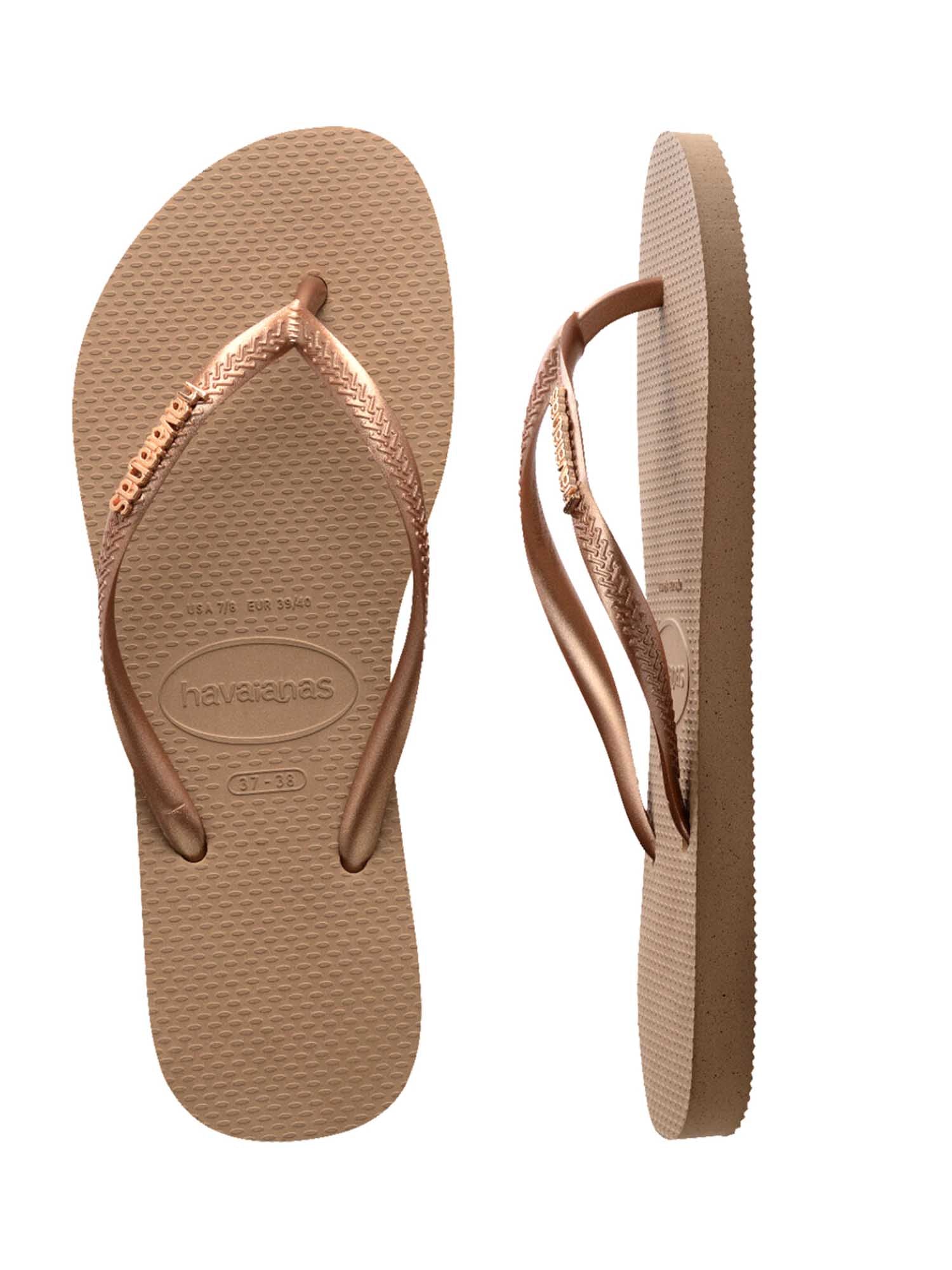 Havaianas Hav. Slim Logo Metallic Infradito Donna | 4119875.03581 - Image 4