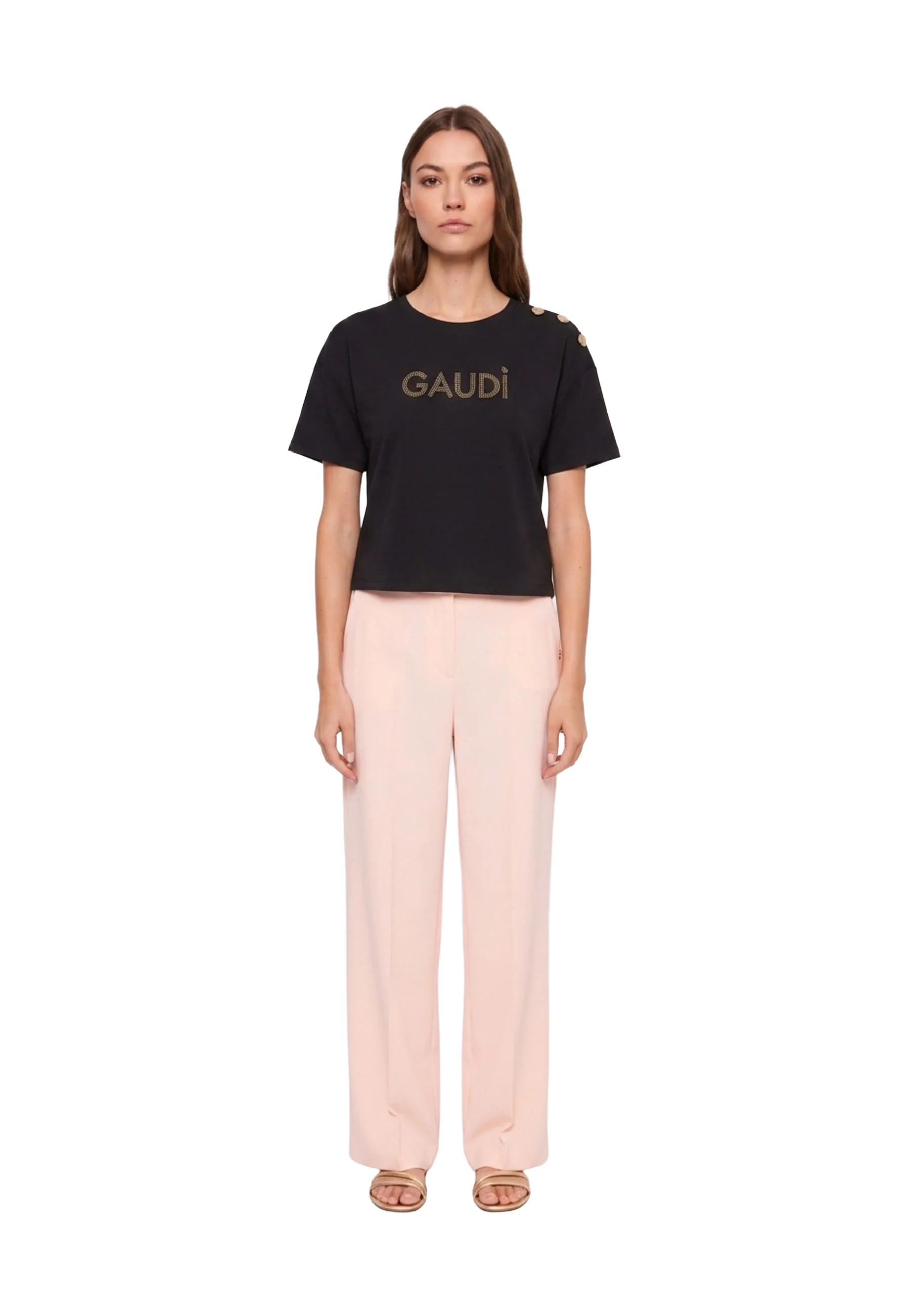 Gaudi Jeans T-shirt Donna | 611BD64028 - Image 2
