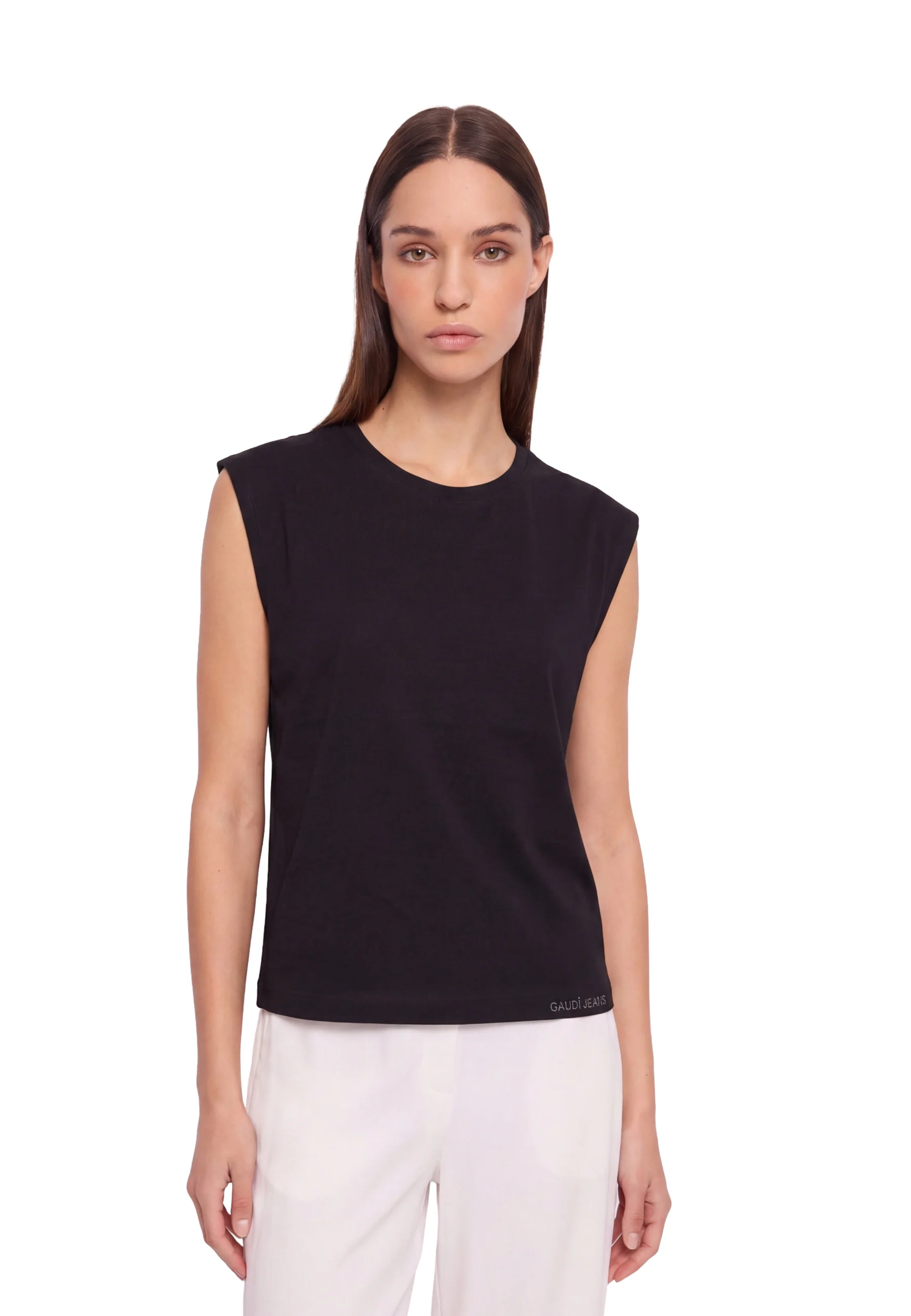 Gaudi Jeans T-shirt Donna | 611BD64029 - Image 2