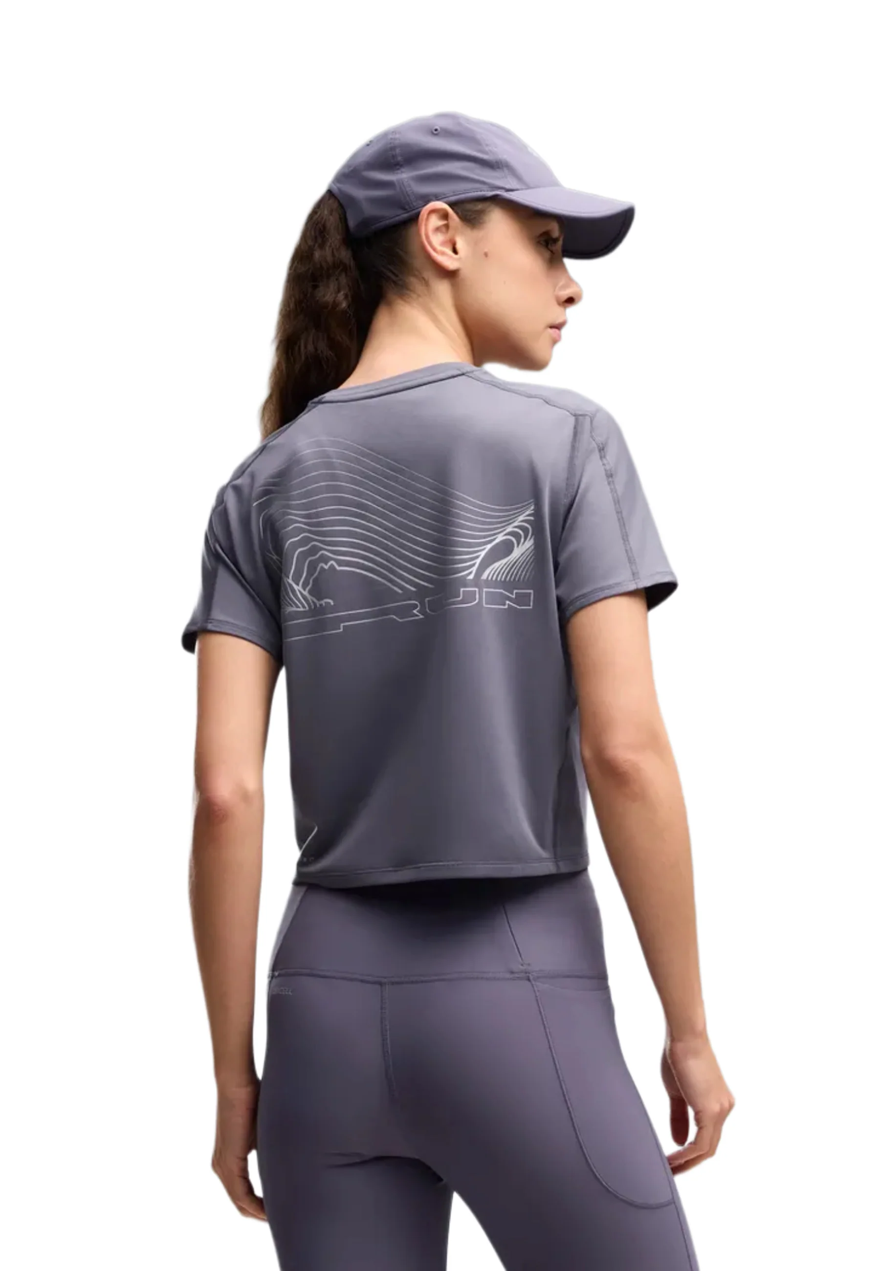 Puma W Run Brightstride Cloudspun Tee T-shirt Donna | 528988 - Image 3