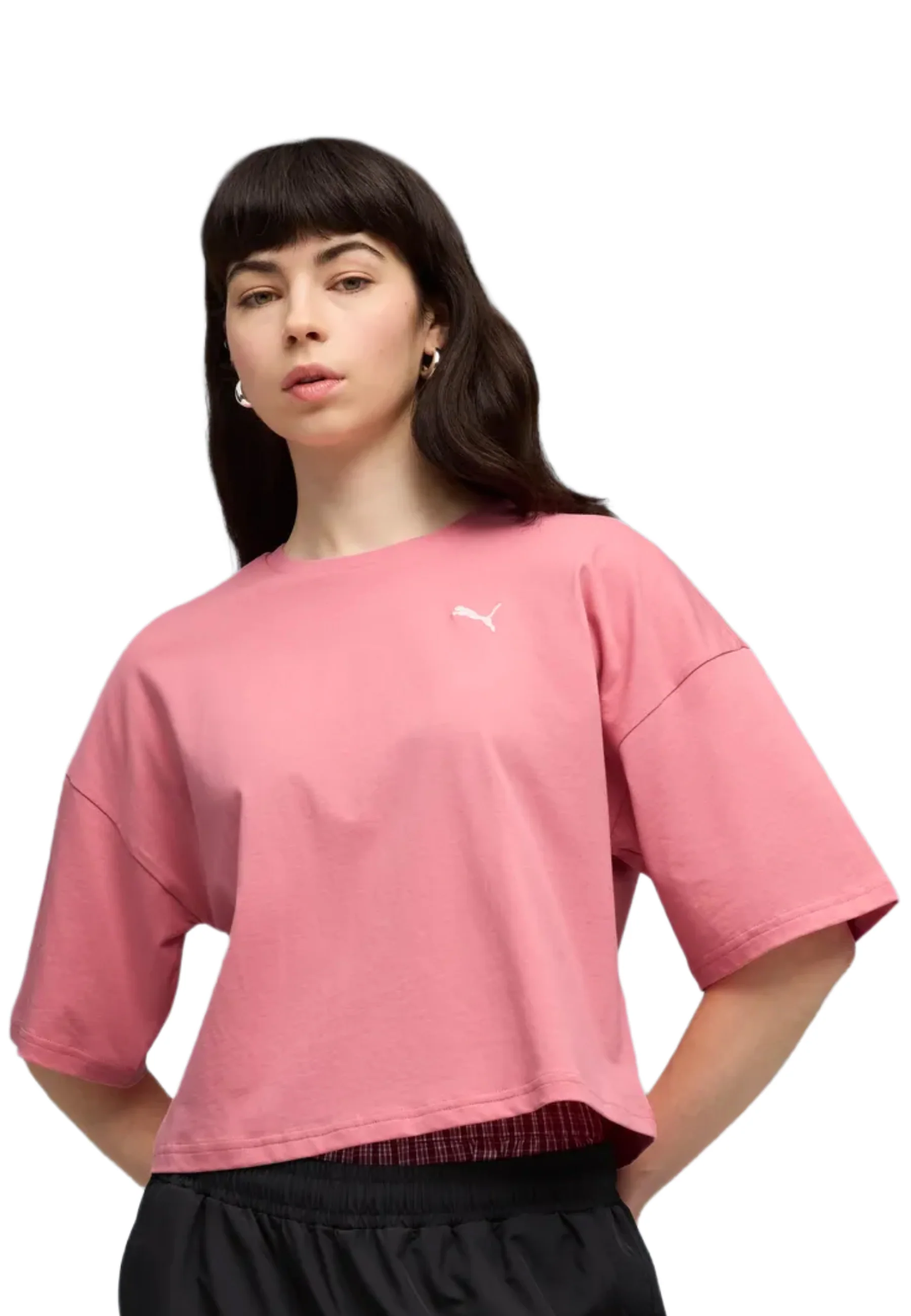 Puma Wardrobe Ess Oversiz T-shirt Donna | 629743 - Image 9