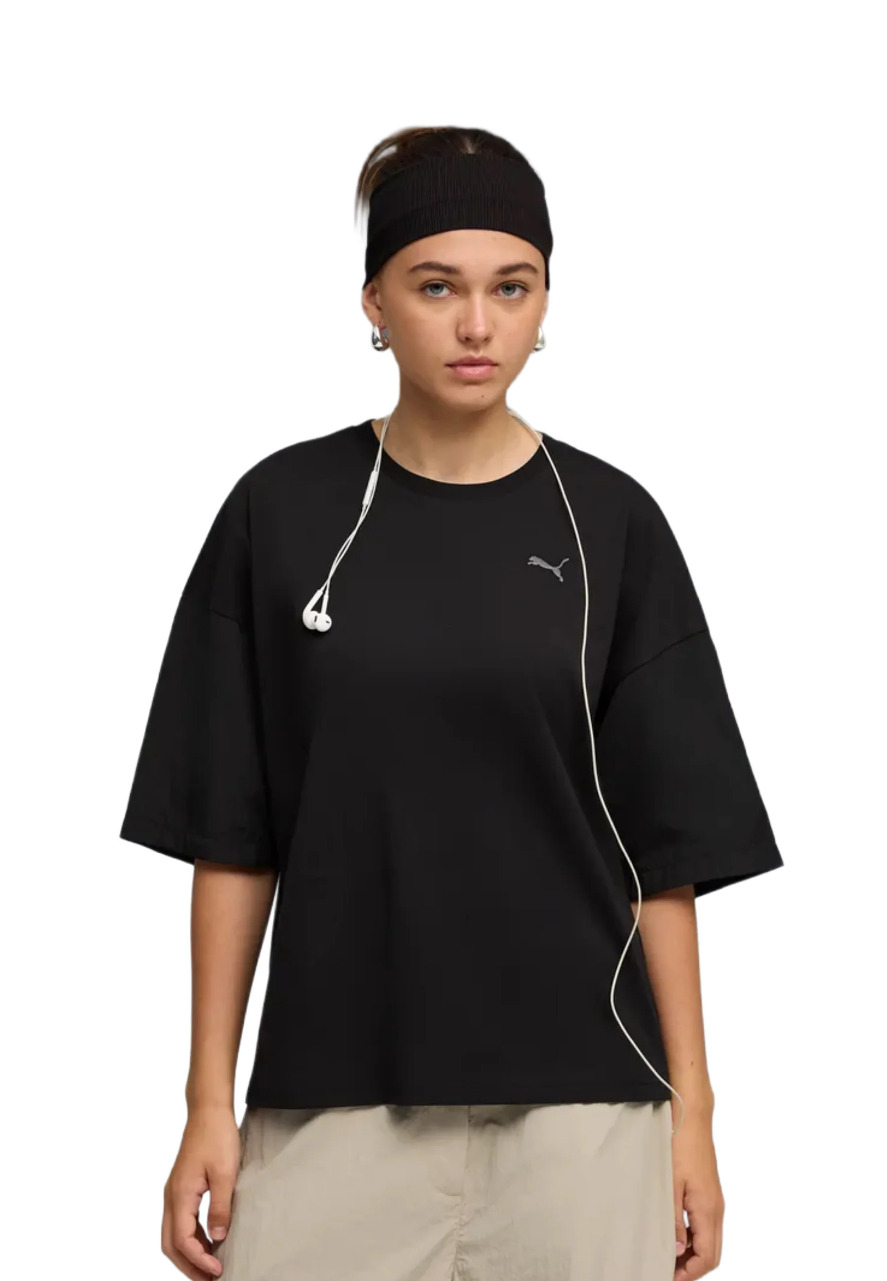 Puma Her Oversized Tee T-shirt Donna | 691883 - Image 6